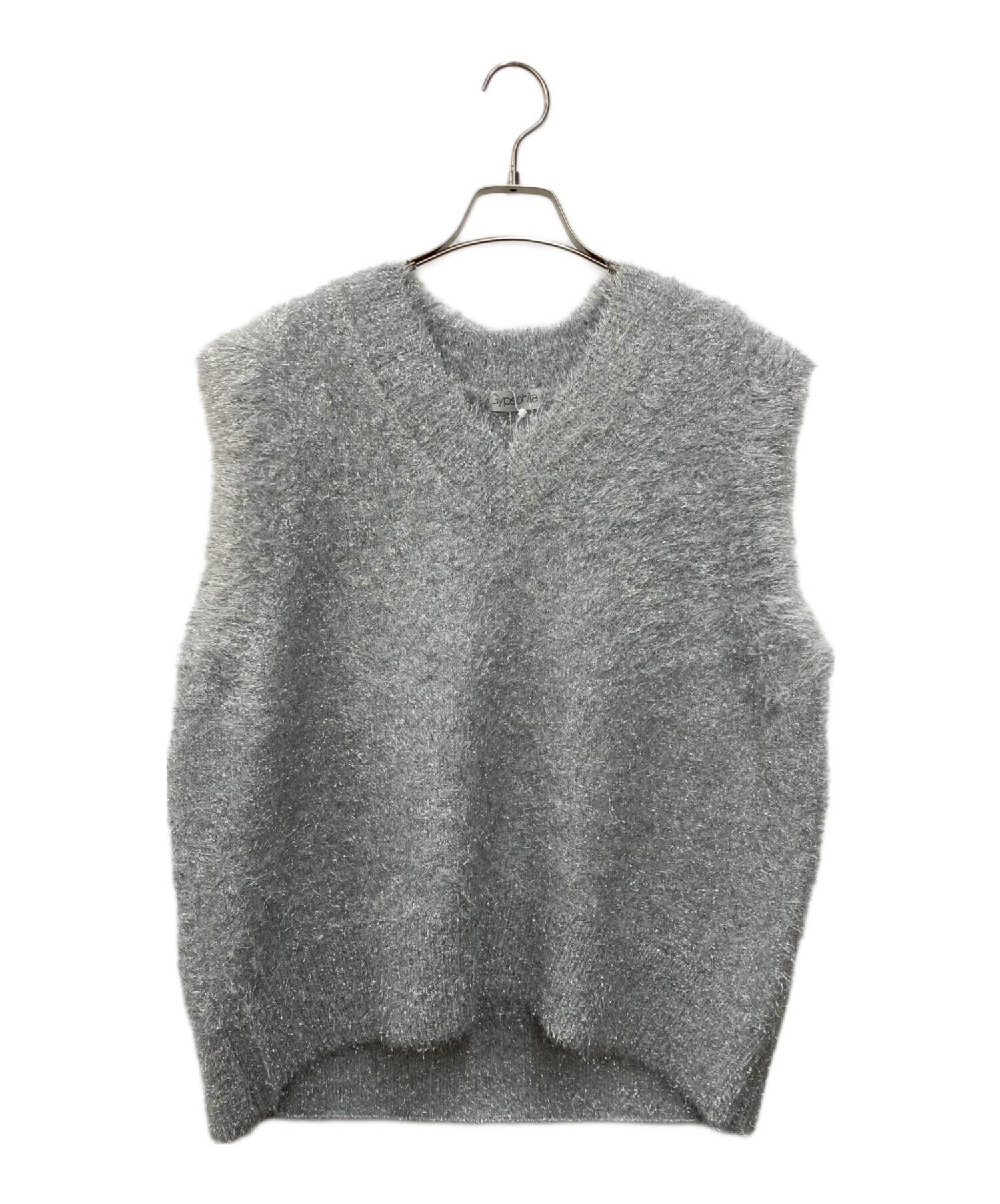 6本 ファッション Gypsohila Wool Mohair Teddy Vest ホワイト
