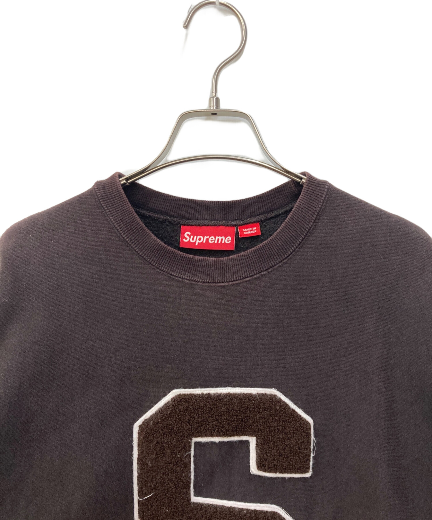 マル➕55 様 supreme 茶 スエット M トップス