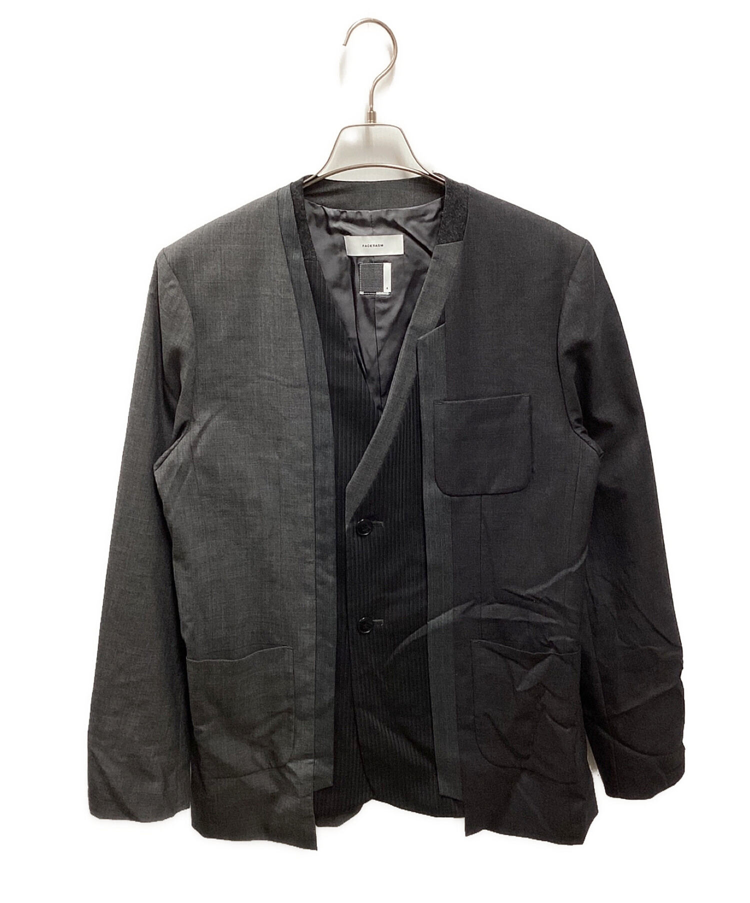 中古・古着通販】FACETASM (ファセッタズム) BUG TAILOR JACKET グレー 