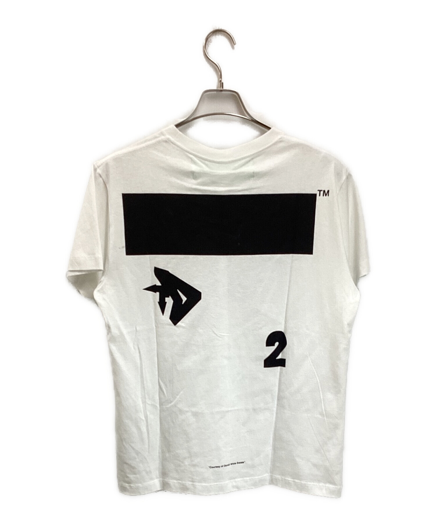 中古・古着通販】OFFWHITE (オフホワイト) 3/5 DONDIプリントTシャツ