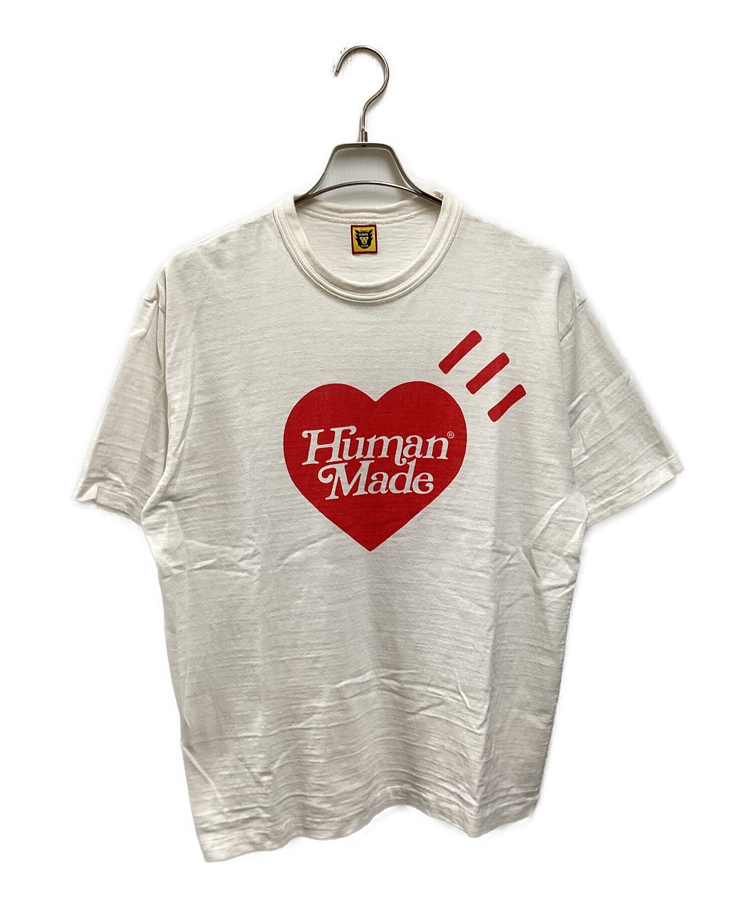 HUMAN MADE (ヒューマンメイド) GIRLS DON'T CRY (ガールズ ドント クライ) ロゴプリントTシャツ ホワイト サイズ:X  LARGE