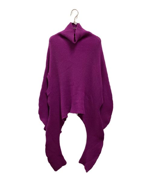 中古・古着通販】ISSEY MIYAKE (イッセイミヤケ) 変形ニット パープル 