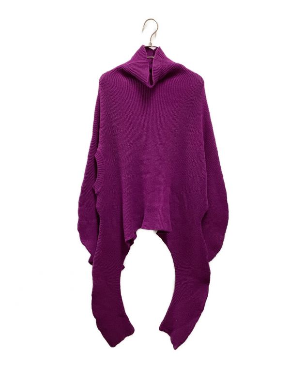 中古・古着通販】ISSEY MIYAKE (イッセイミヤケ) 変形ニット パープル 