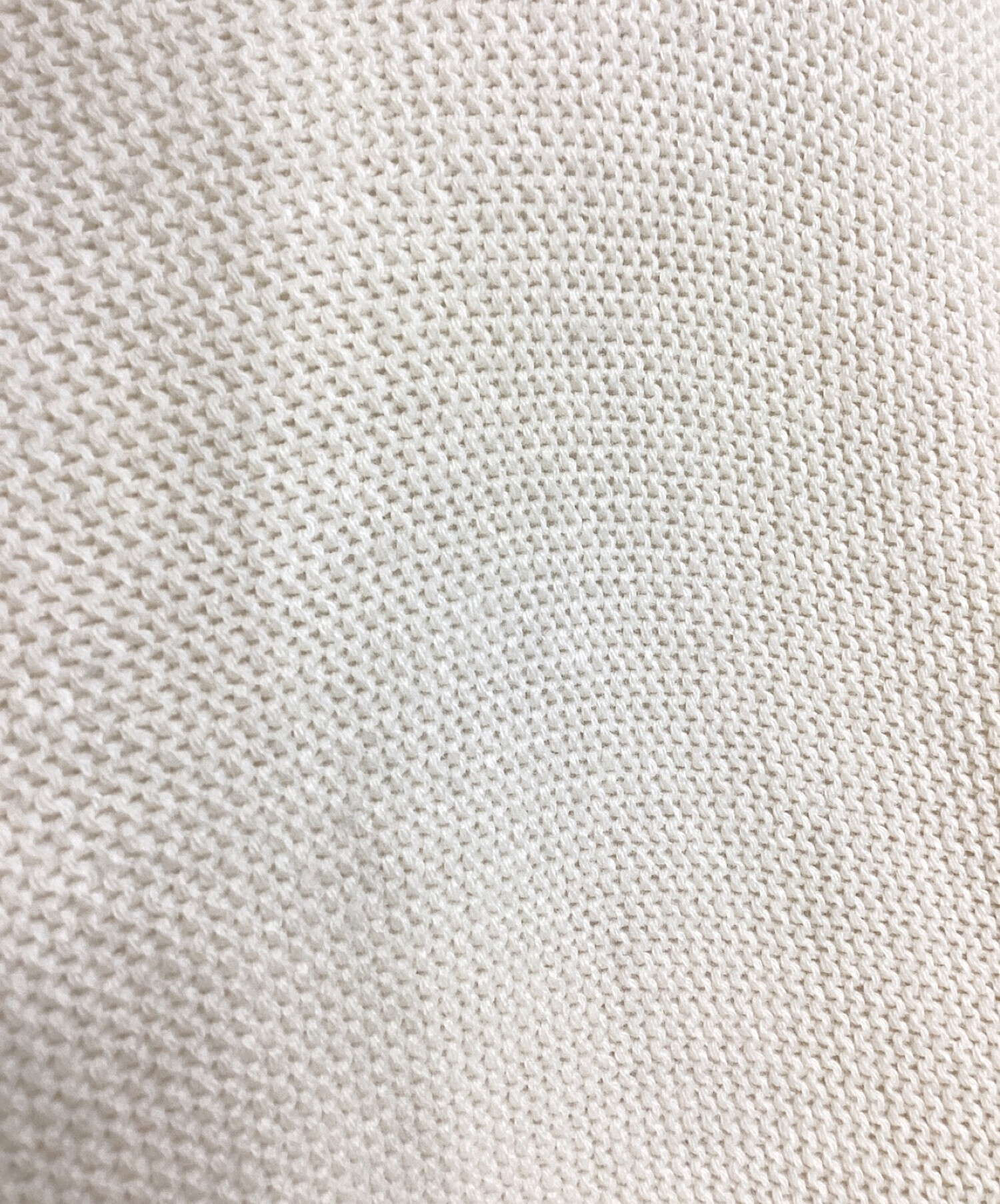 極美品希少柄】 ISSEY MIYAKE トップス サマーニット アイボリー 