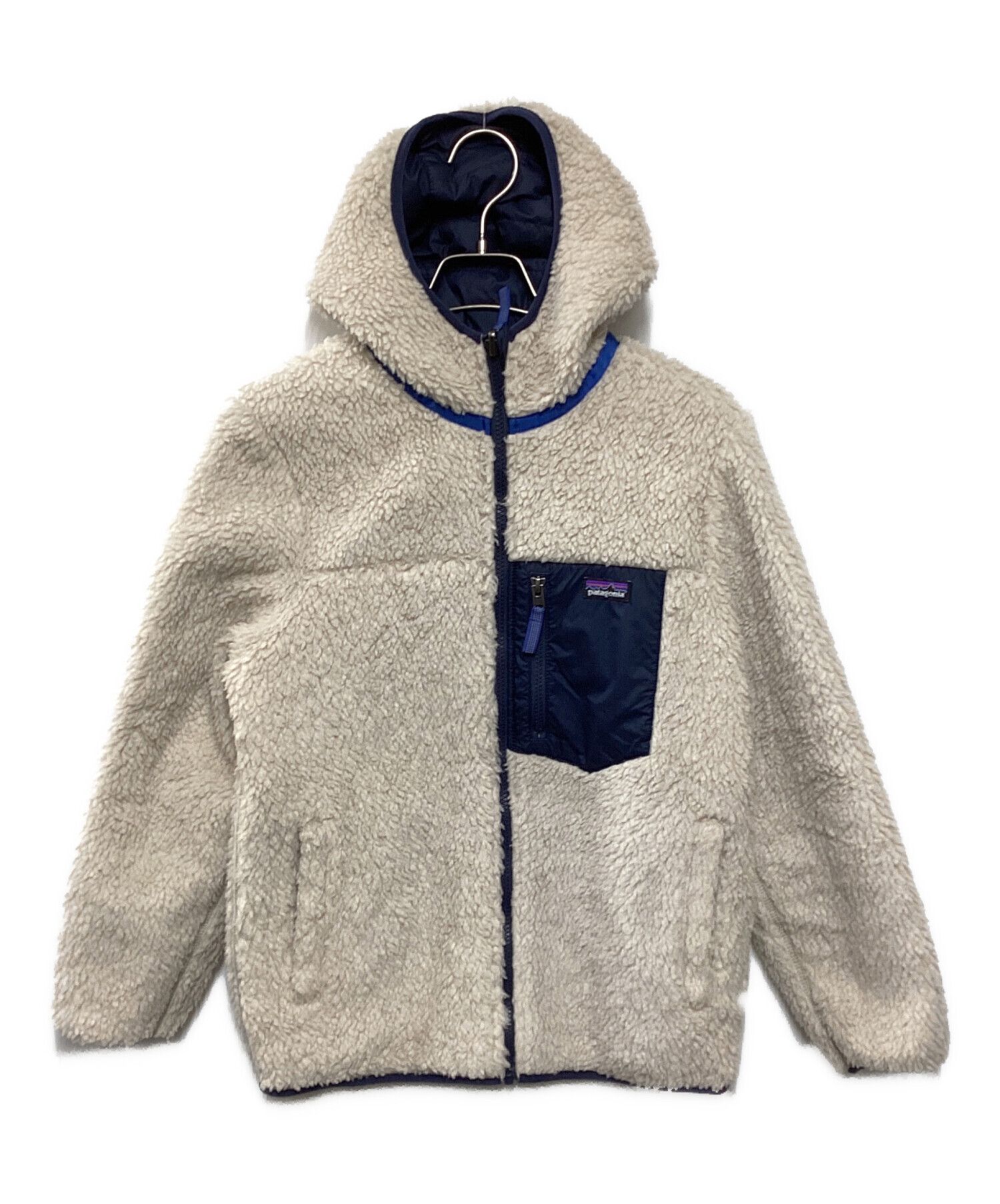 Patagonia (パタゴニア) ボーイズリバーシブルボアジャケット ベージュ 