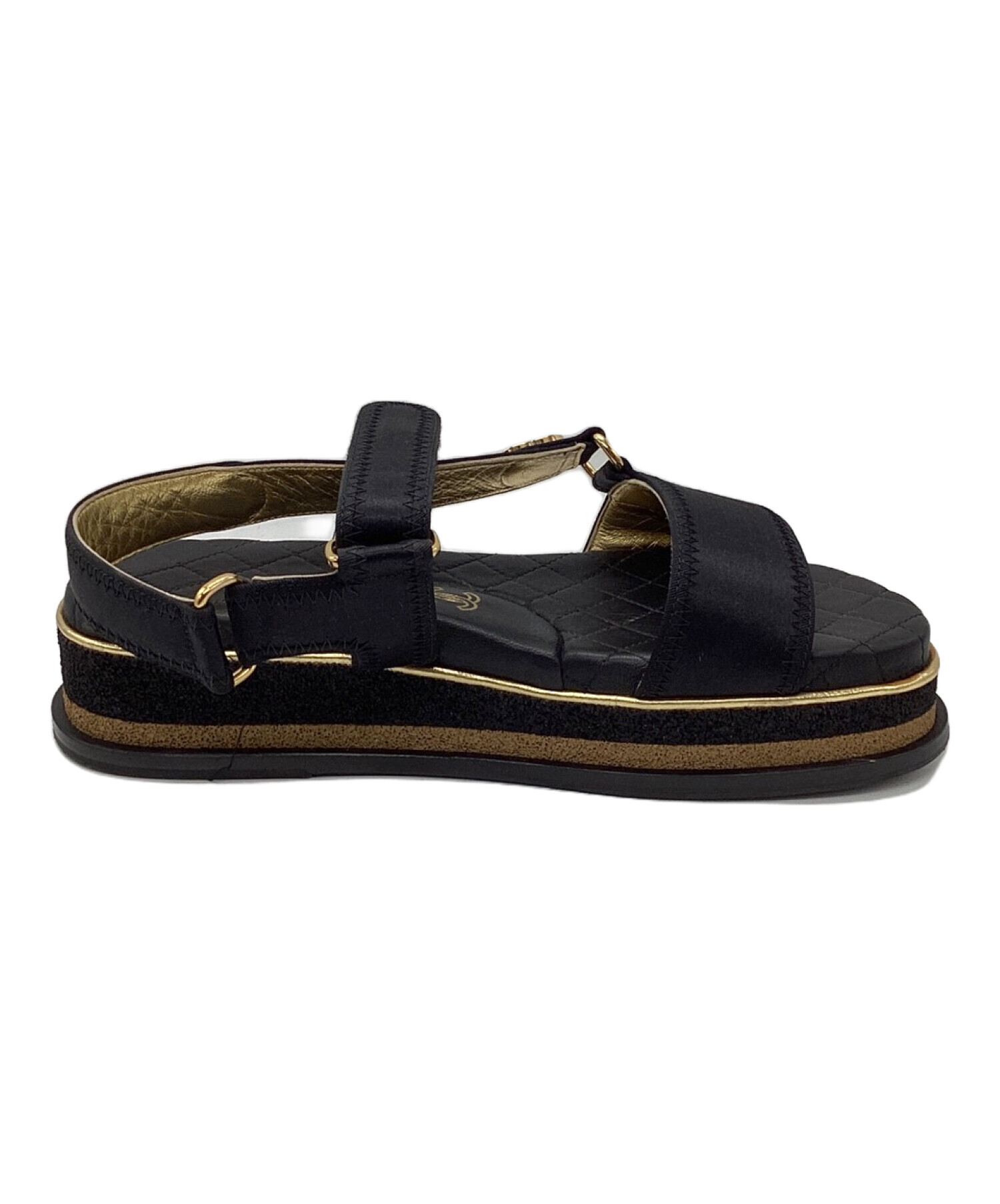 シャネル CHANEL ココマークスポーツサンダル36