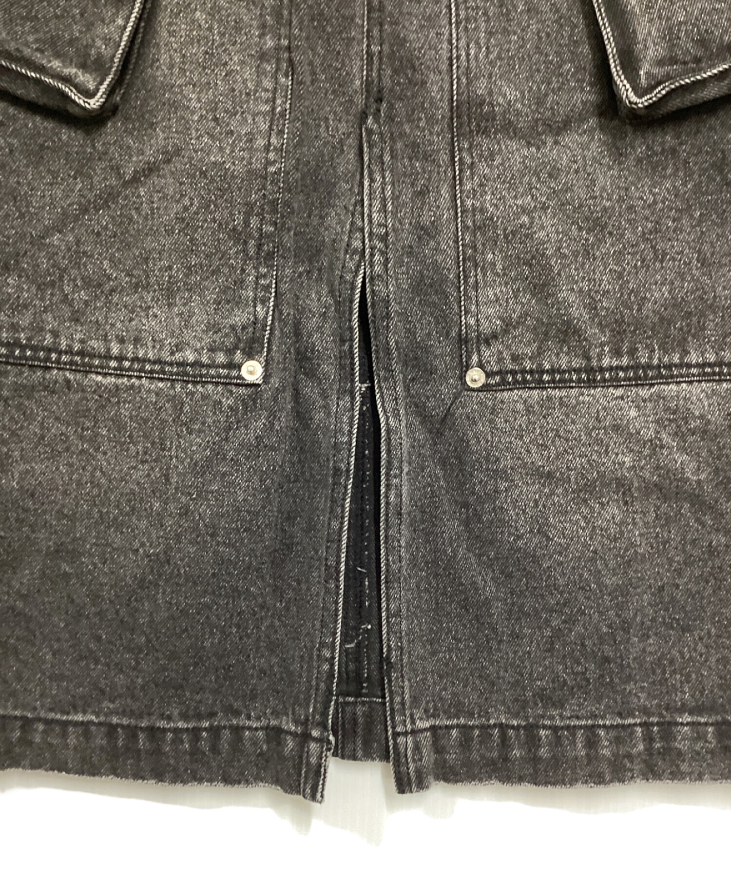 中古・古着通販】Matin Kim (マーティン・キム) DENIM CARGO LONG  
