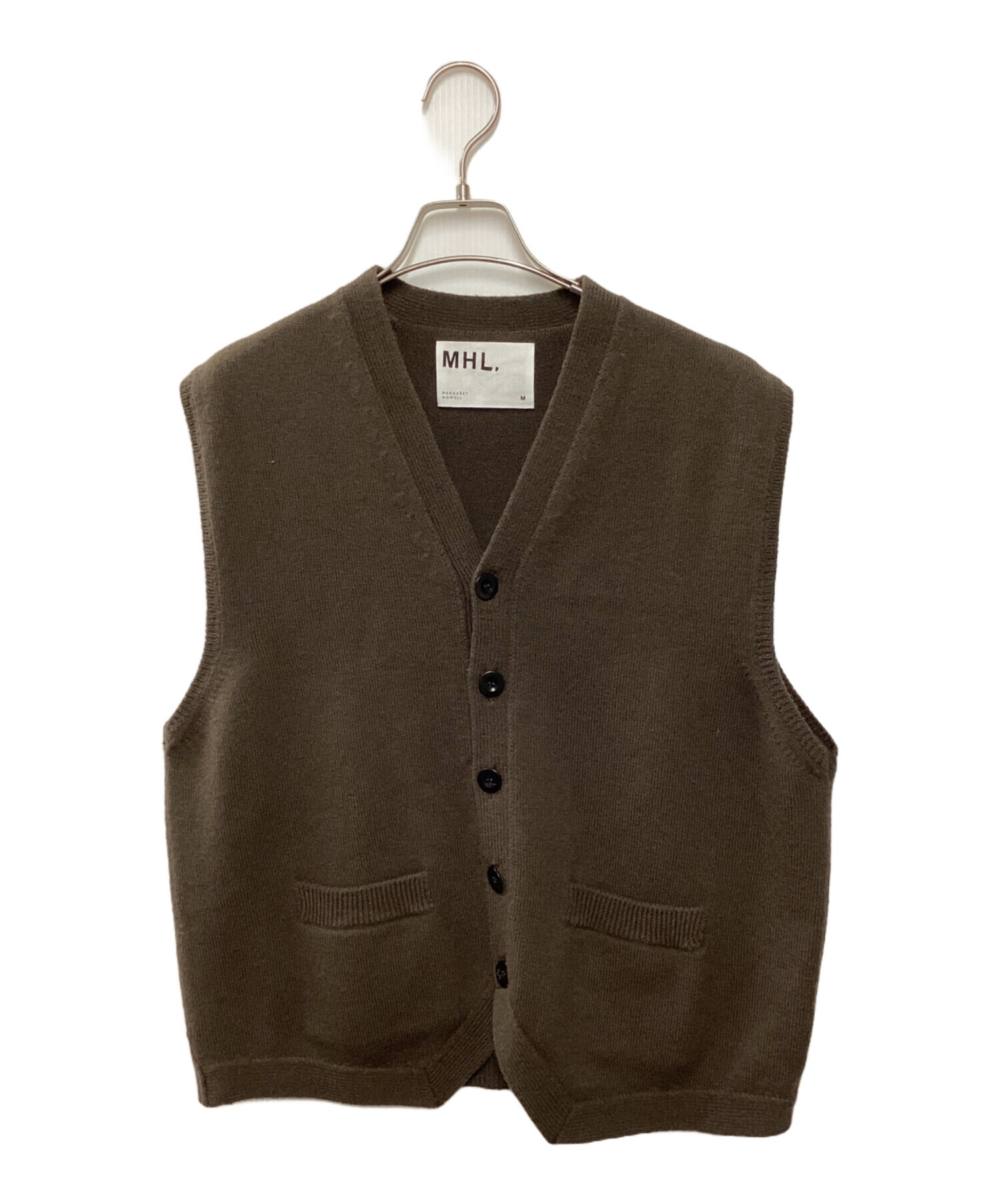中古・古着通販】MHL (エムエイチエル) FELTED WOOLニットベスト 
