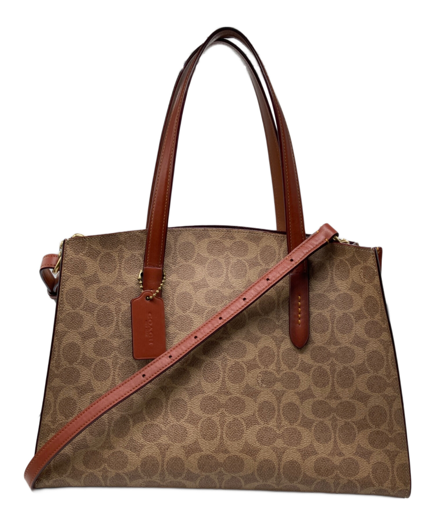 中古・古着通販】COACH (コーチ) チャーリーキャリーオール 2WAYトート 