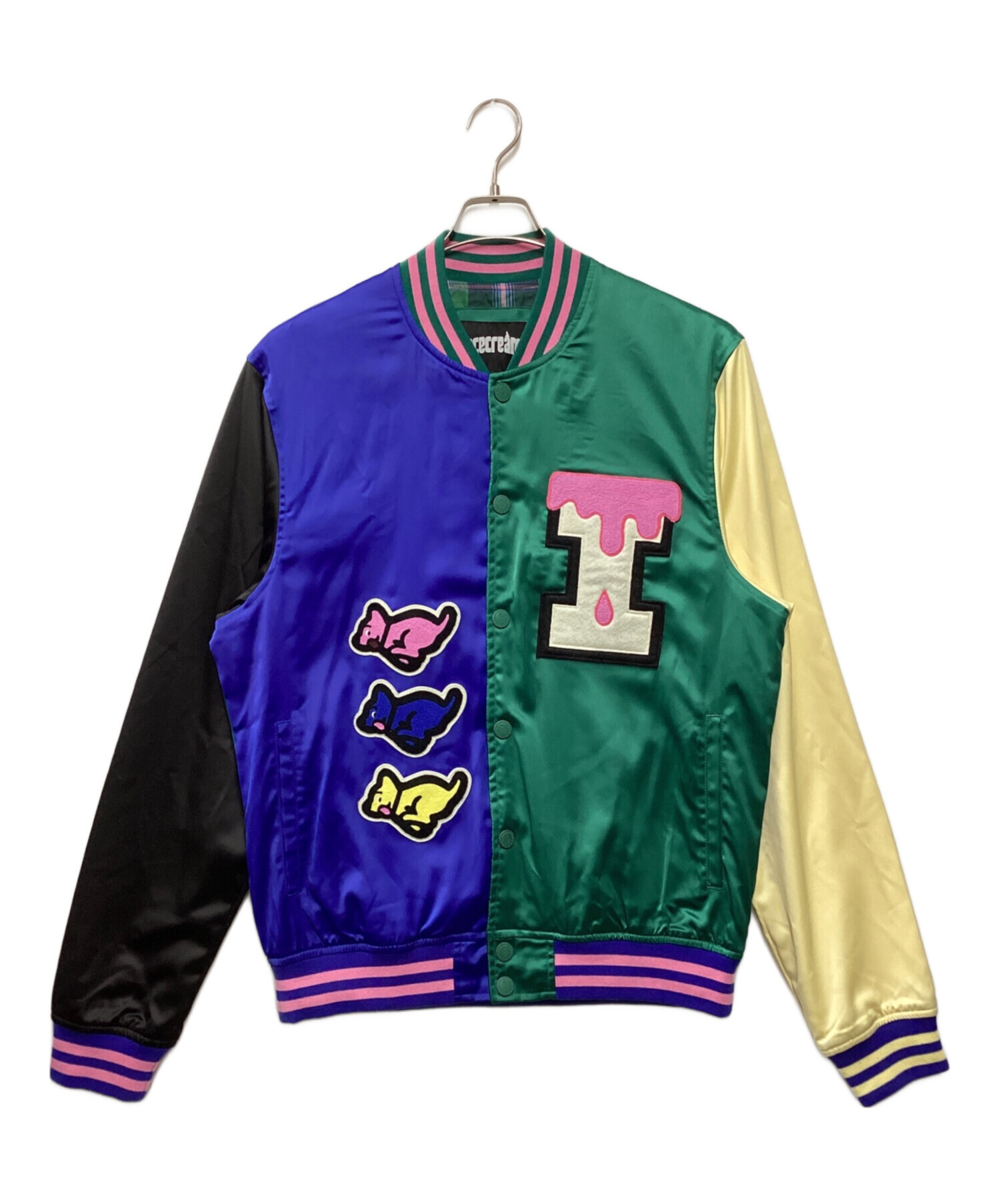 中古・古着通販】ICE CREAM (アイスクリーム) TRIPLETS VARSITY JACKET 