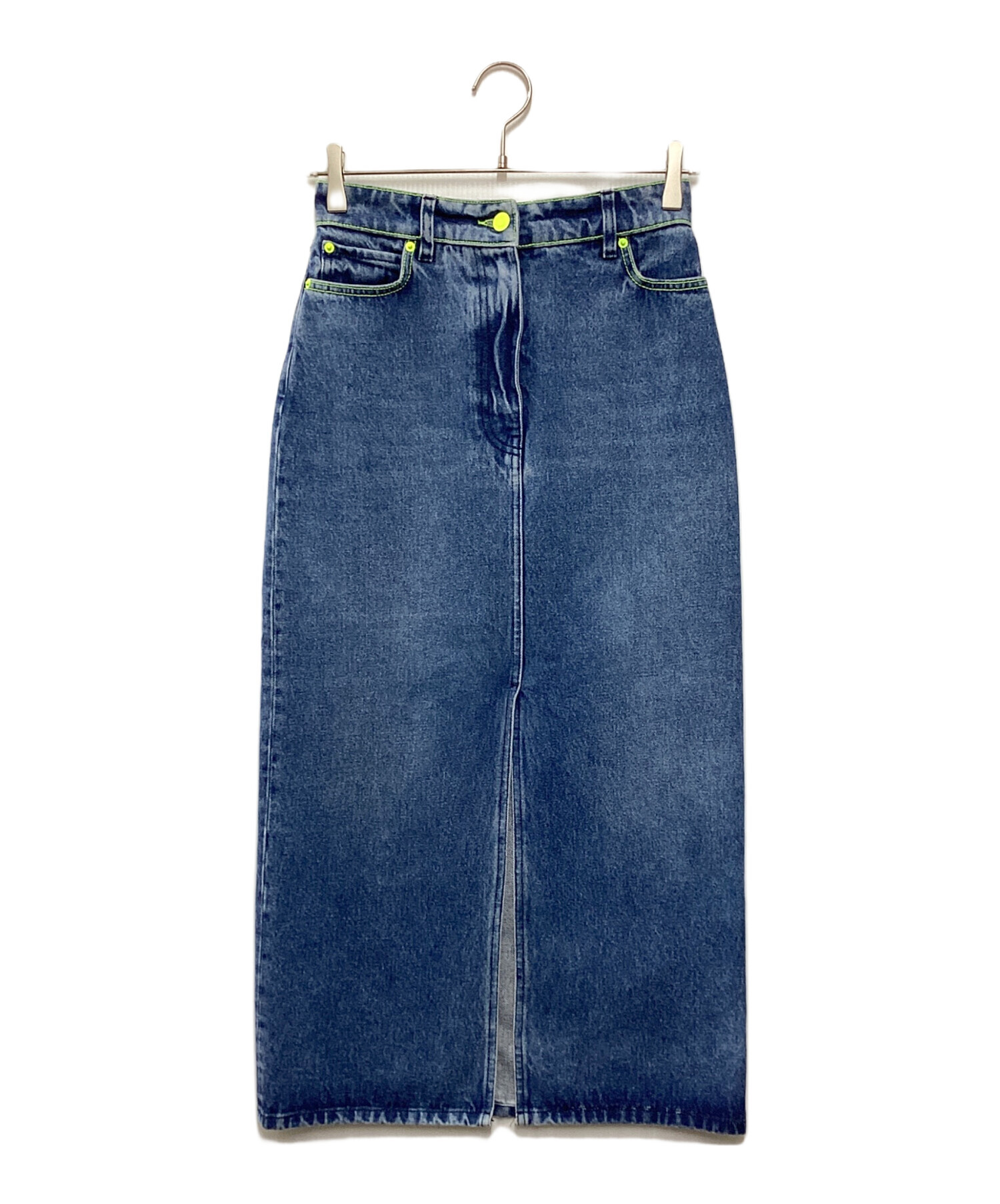中古・古着通販】MSGM (エムエスジーエム) デニムスカート インディゴ 