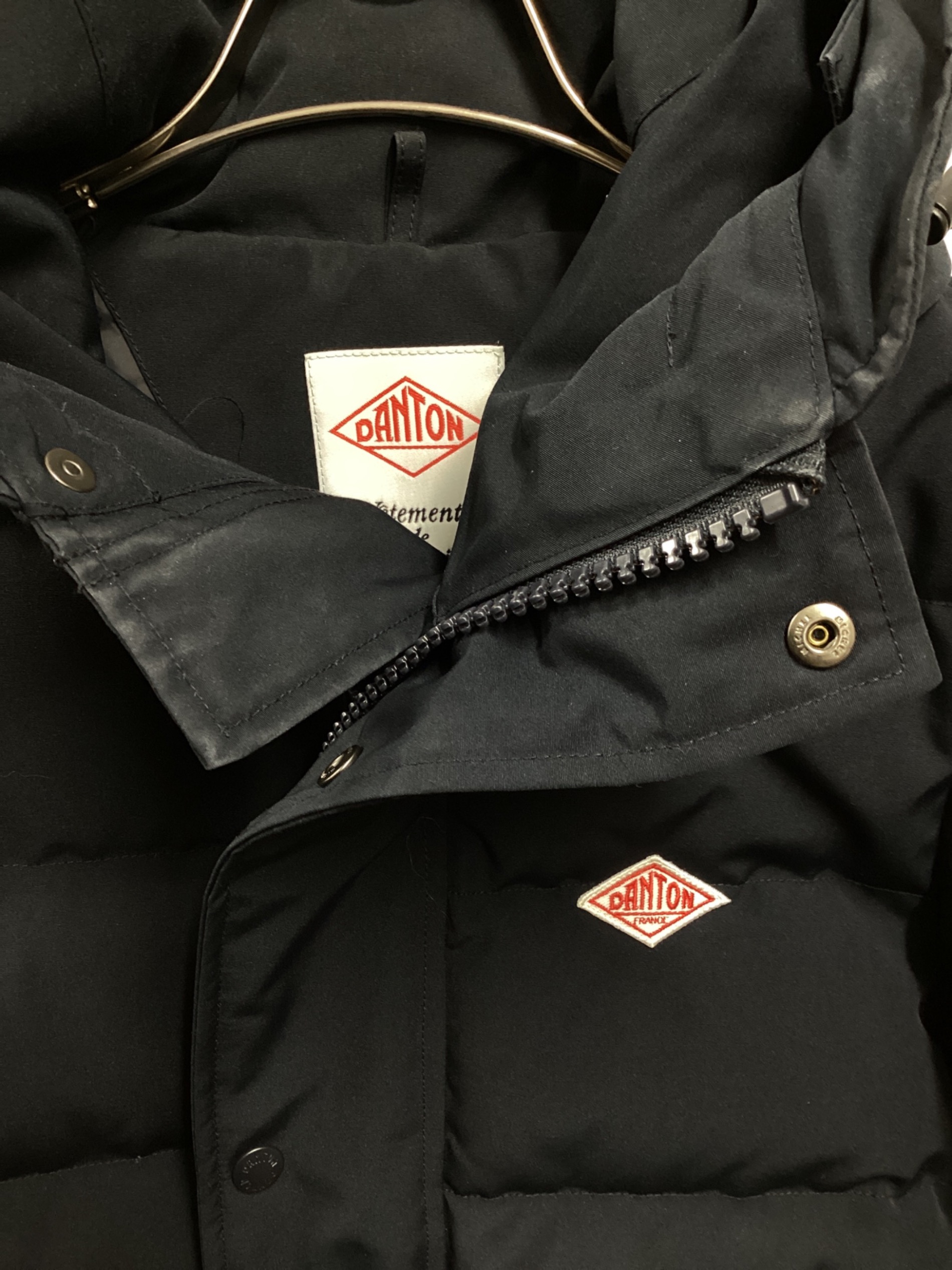 中古・古着通販】DANTON (ダントン) SHORT DOWN JACKET ネイビー 