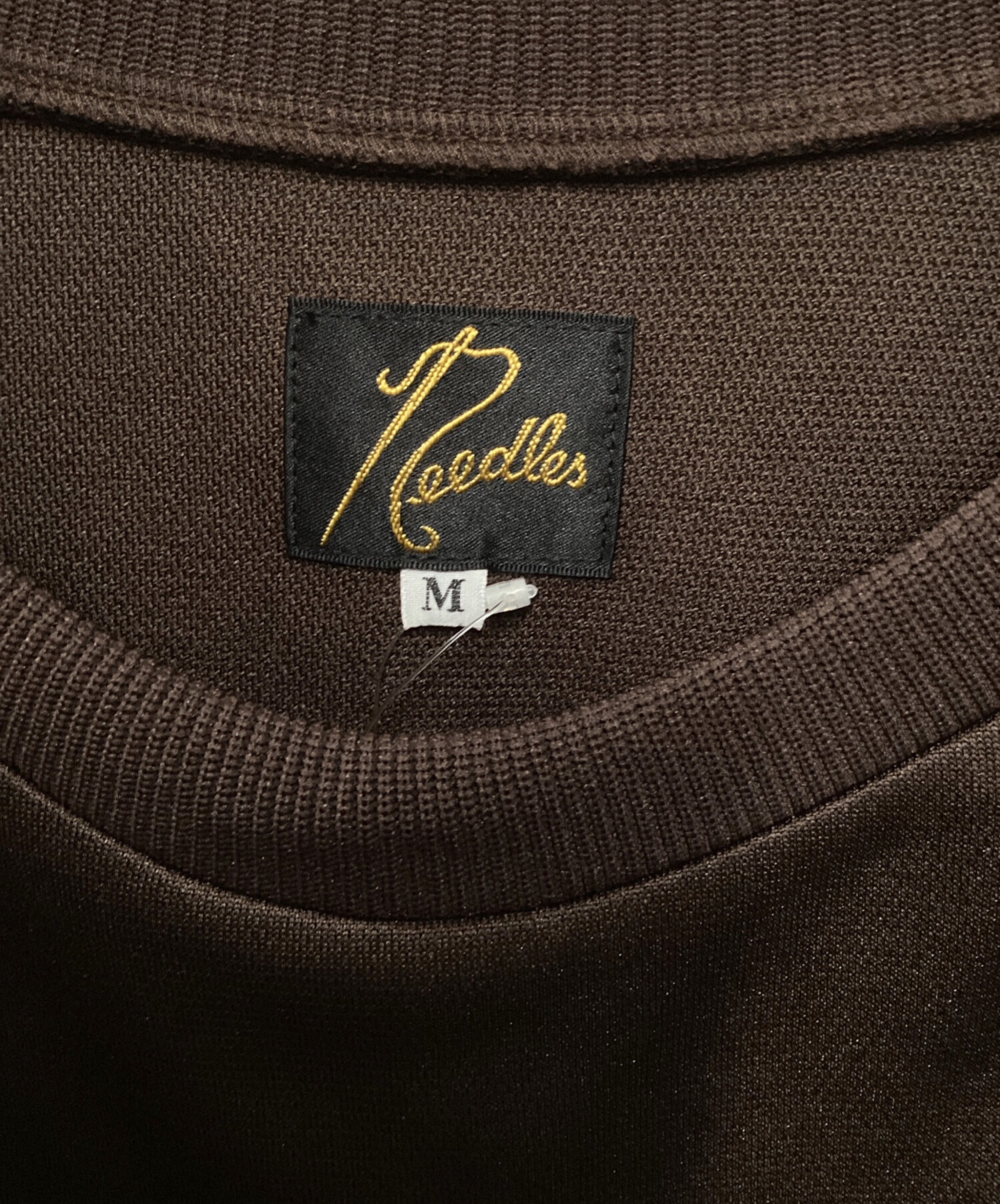 クルーネックシャツ M ブラウン ブルー needles ニードルズ 23 メンズ 