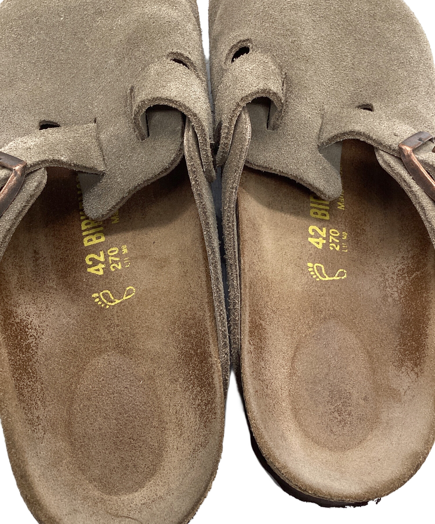 BIRKENSTOCK Boston サンダル 42 ベージュ