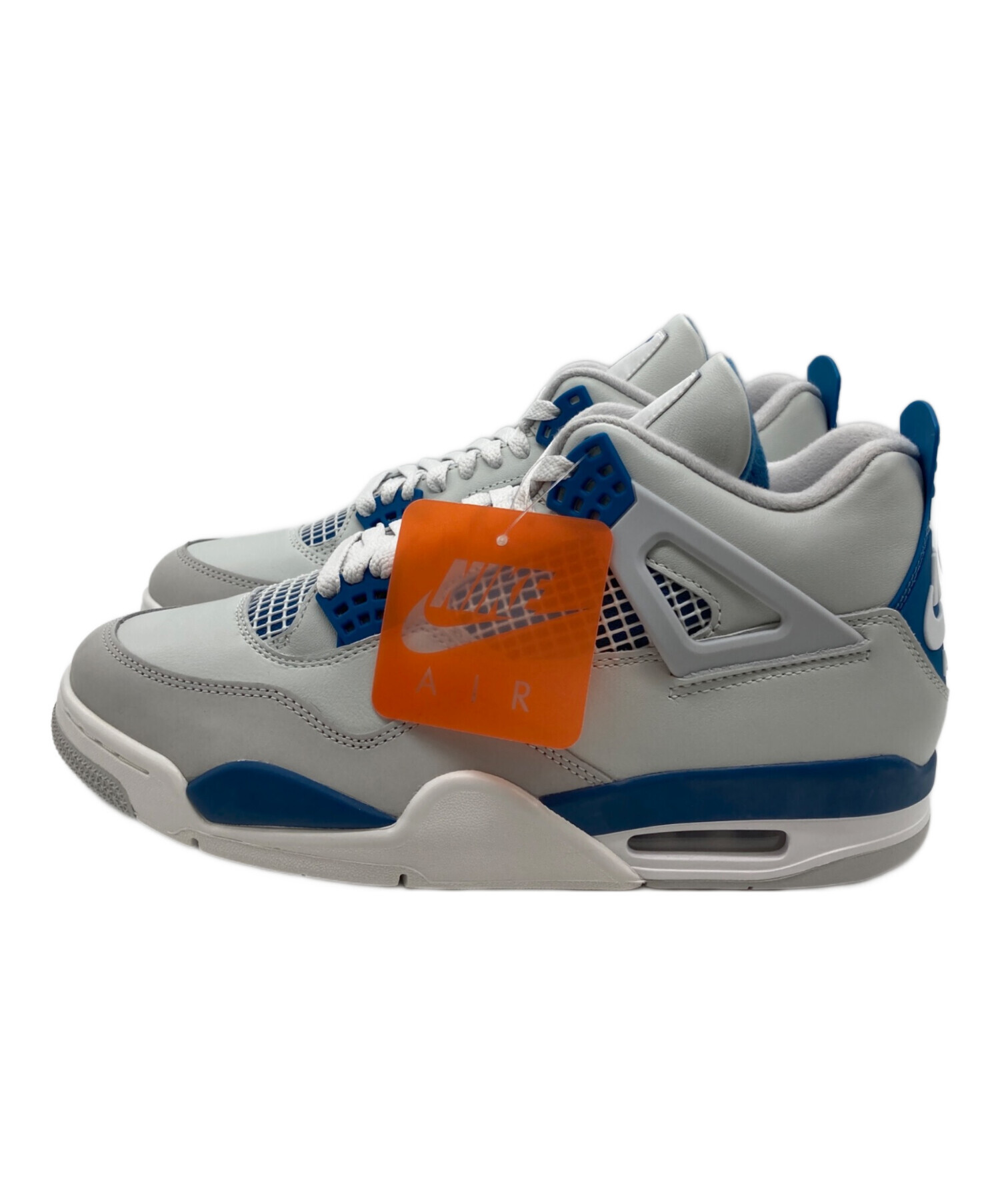 中古・古着通販】NIKE (ナイキ) AIR JORDAN 4 RETRO ホワイト×ブルー 