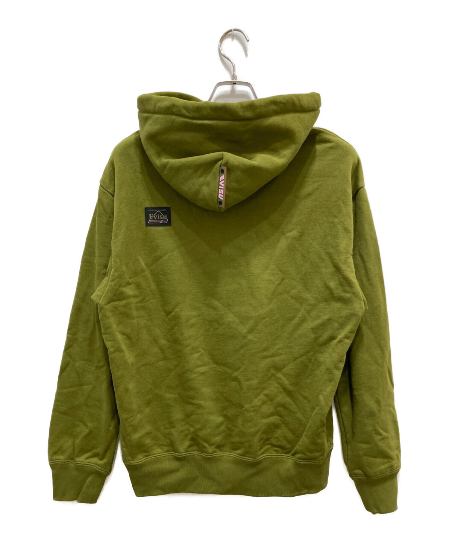 中古・古着通販】EVISU (エビス) プルオーバーパーカー オリーブ 