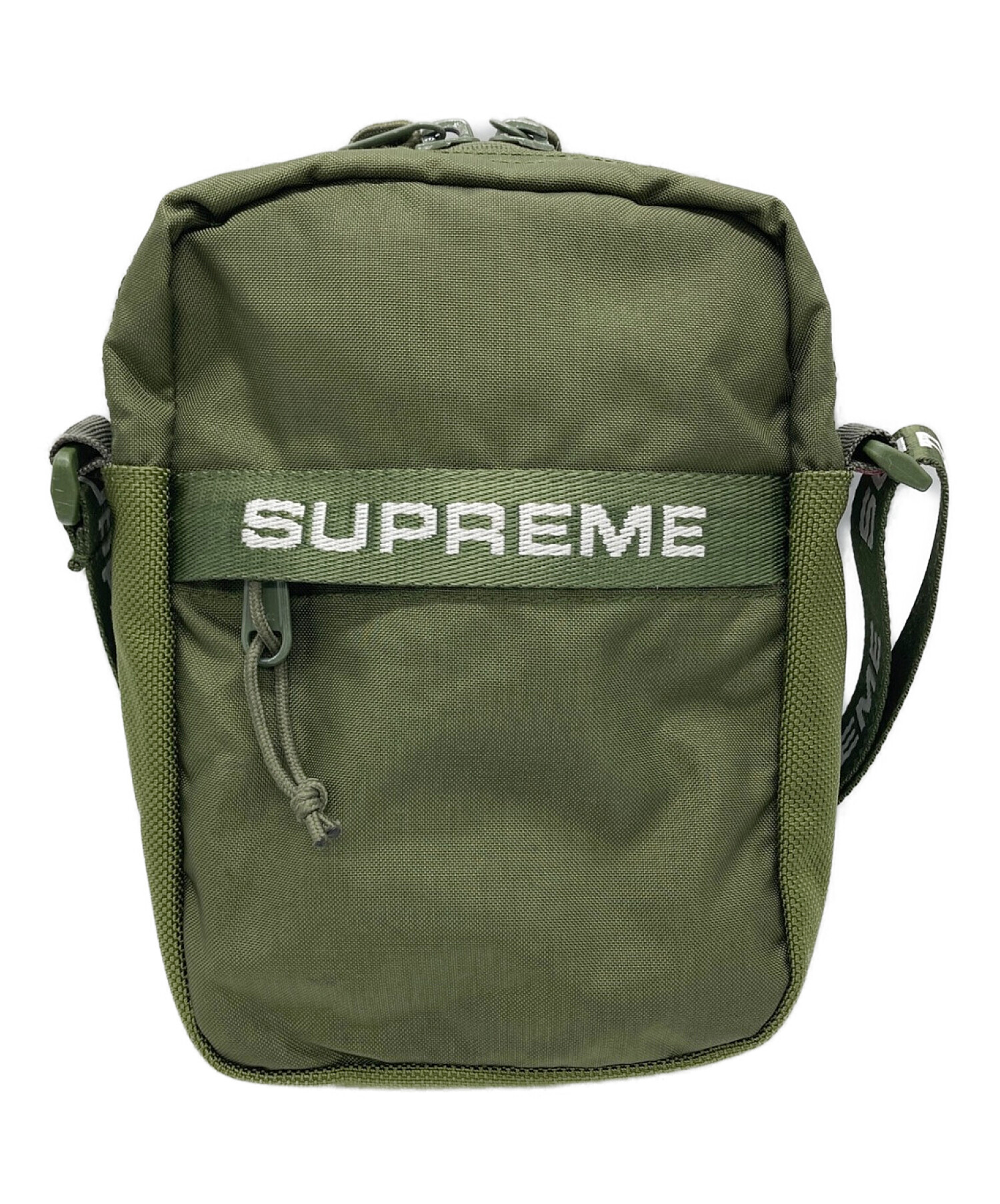 supreme シュプリーム ショルダーバッグ カーキ shoulder bag