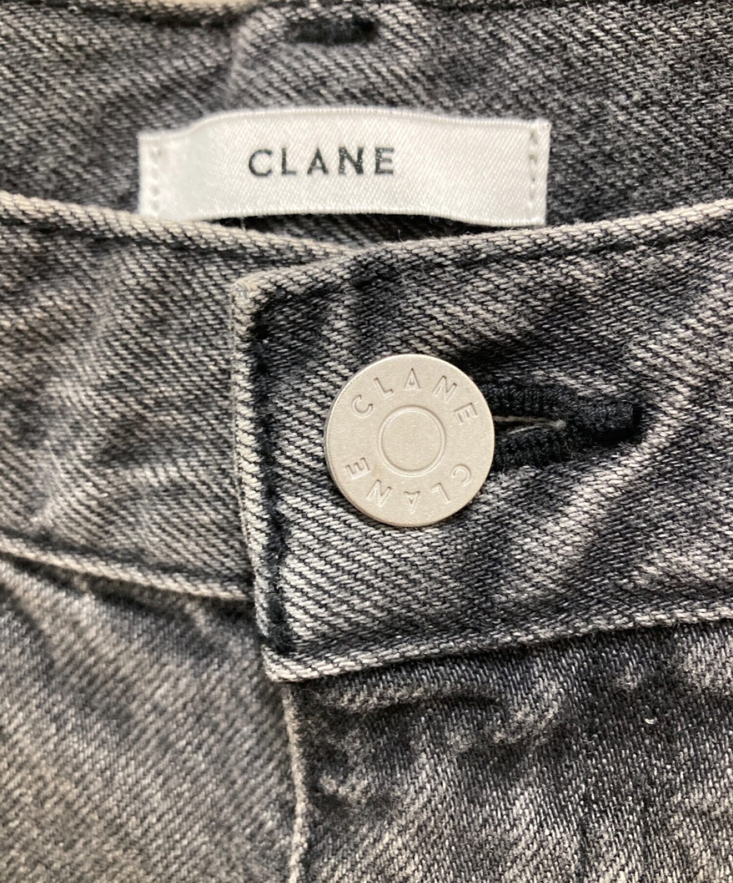 中古・古着通販】CLANE (クラネ) RING DENIM PANTS グレー サイズ:１
