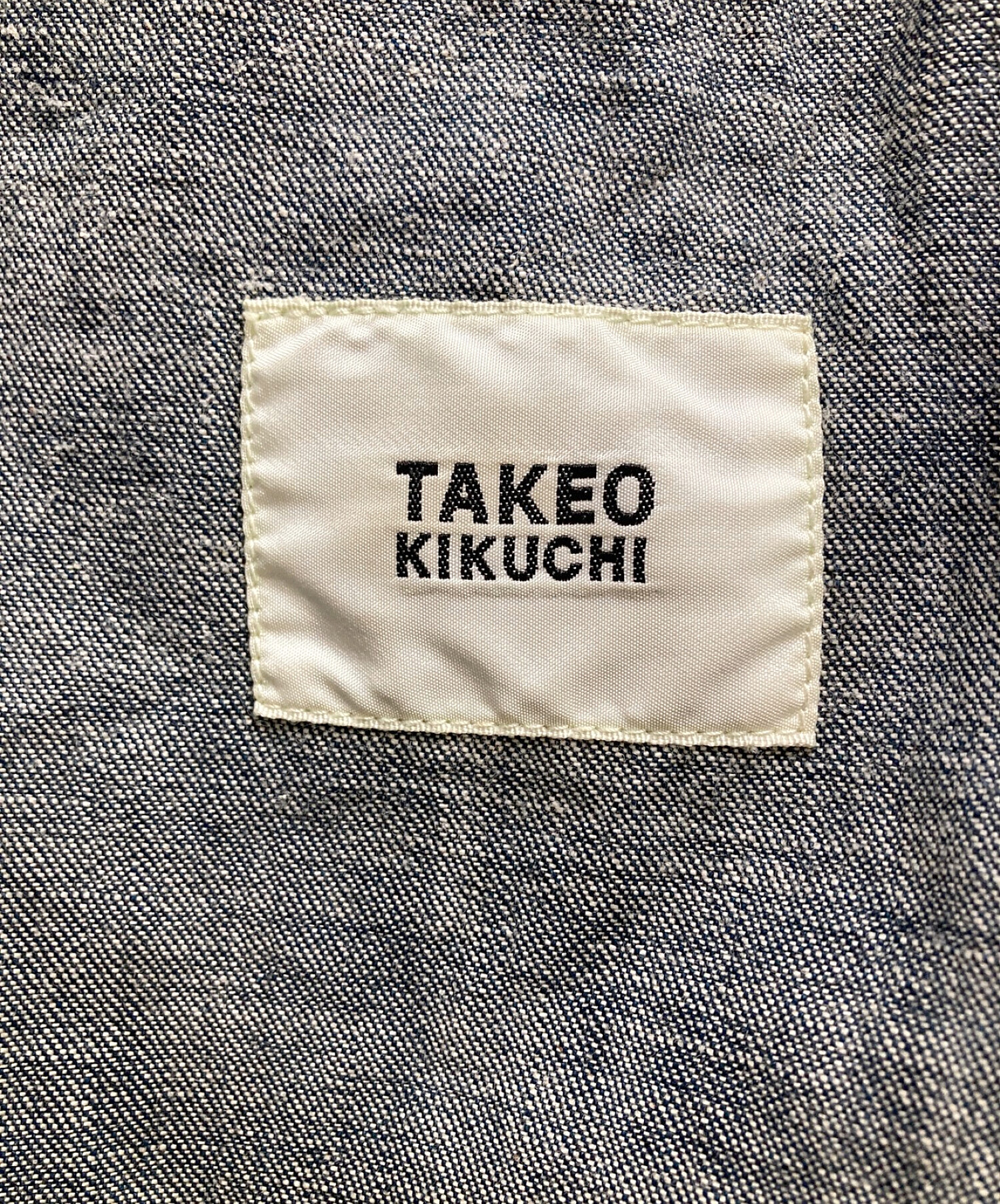 TAKEO KIKUCHI (タケオキクチ) デニムテーラードジャケット インディゴ サイズ:3