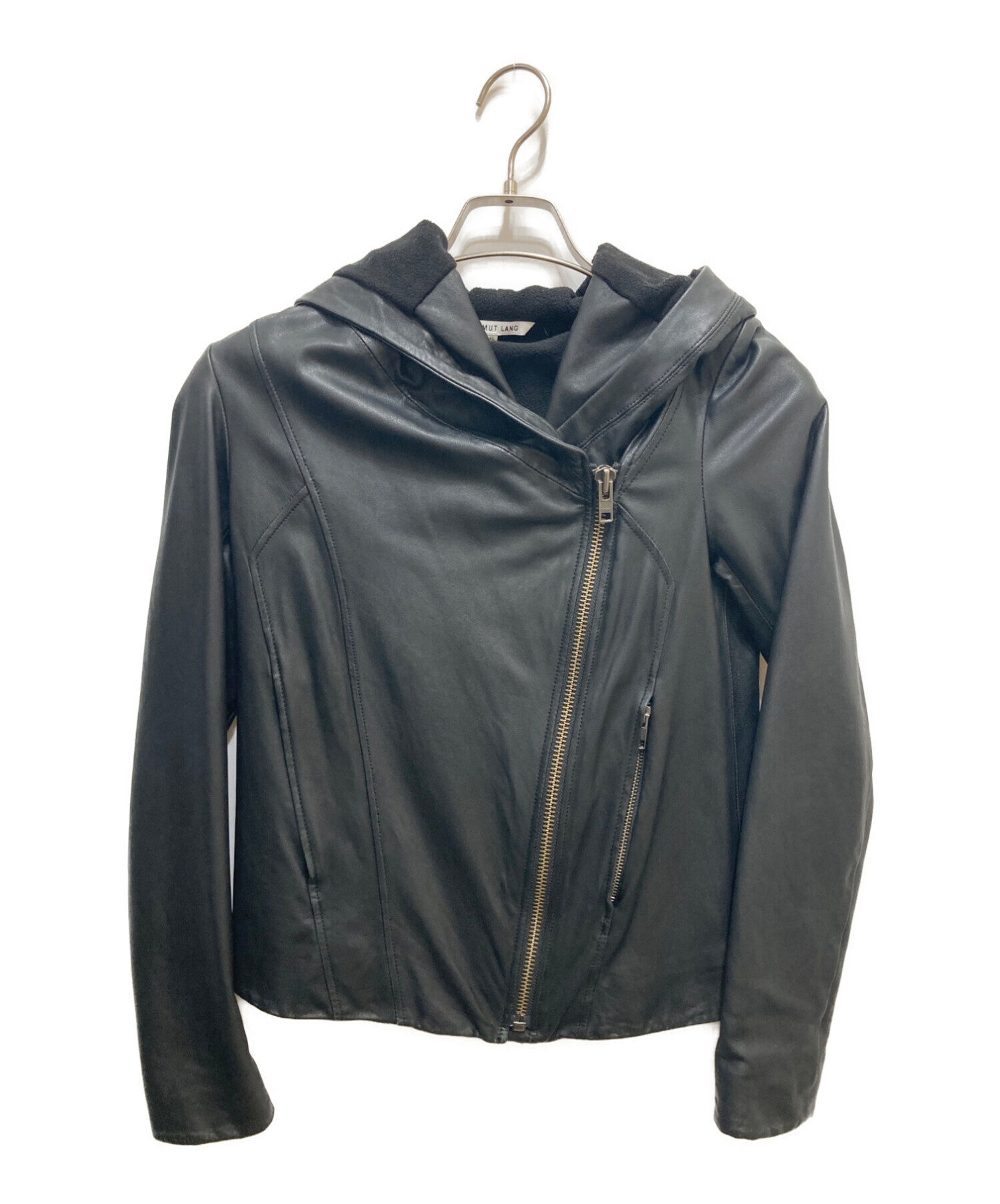 中古・古着通販】HELMUT LANG (ヘルムートラング) フーデッドレザー 