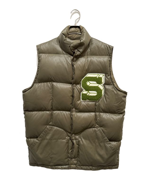 stussy リバーシブルダウンベストL