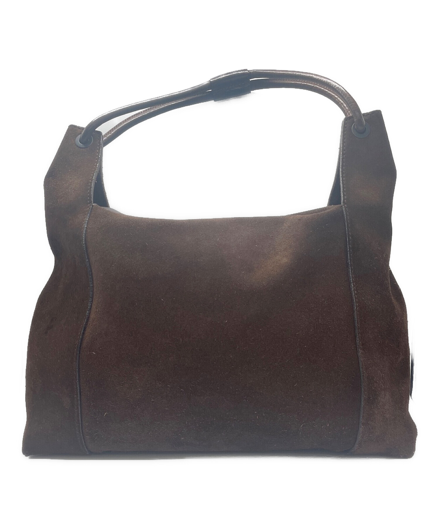 中古・古着通販】GUCCI (グッチ) スウェードショルダーバッグ 