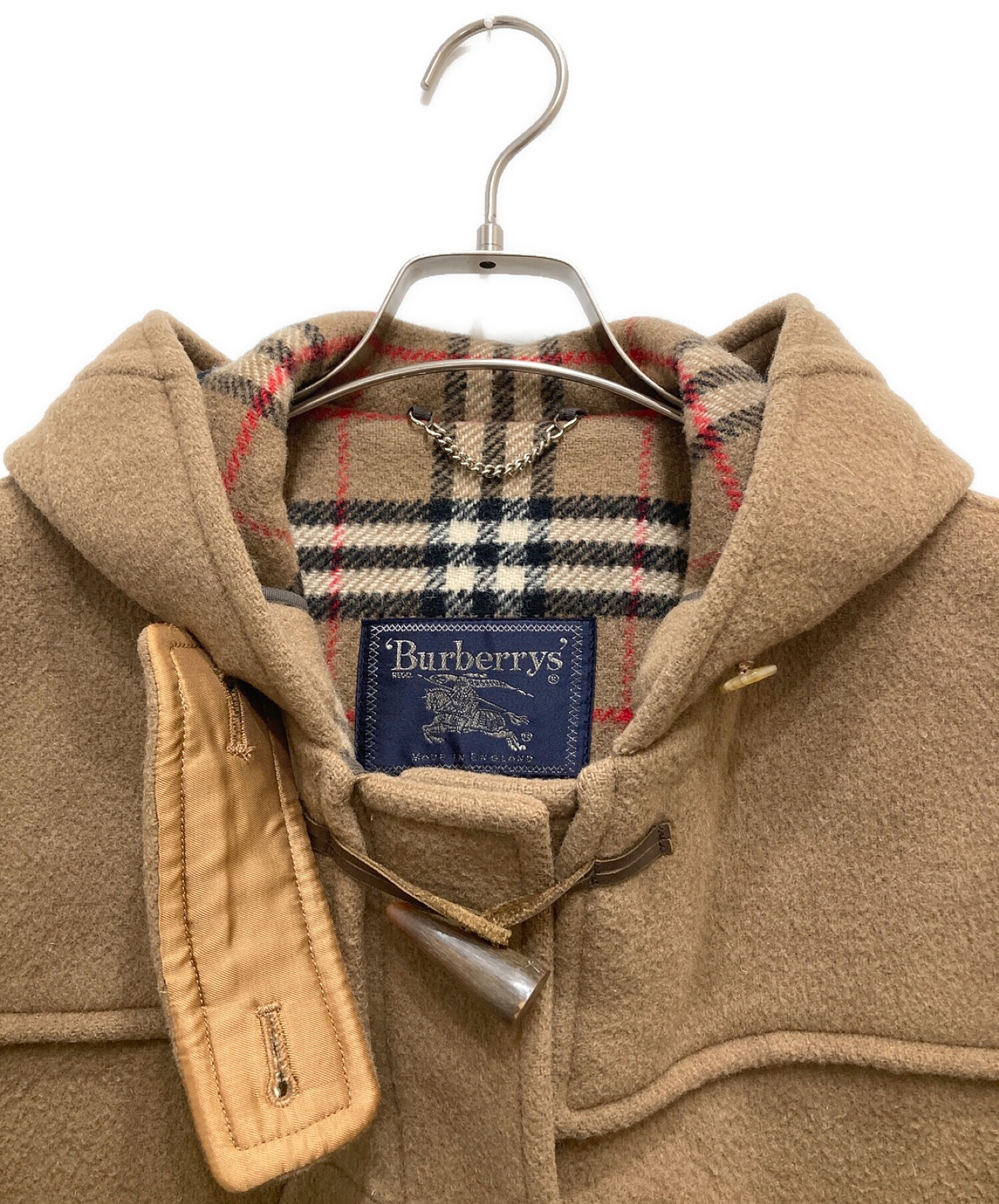 【英国製】ブルックスブラザーズ 最高級品 ダッフルコート ムーアブルック 表記L 英国製】ブルックスブラザーズ 最高級品 ダッフルコート ムーア