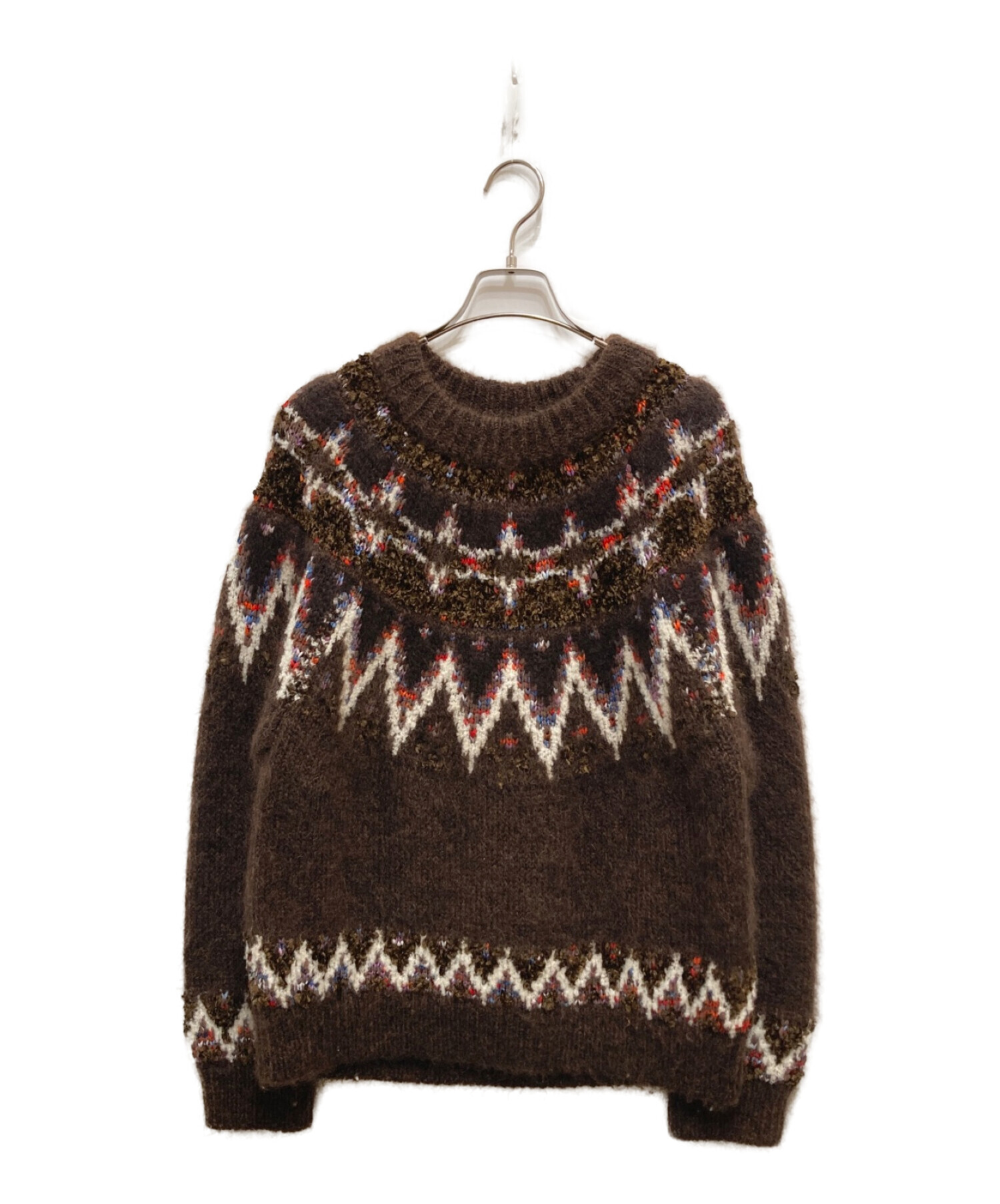 COOHEM MOHAIR NORDIC SWEATER