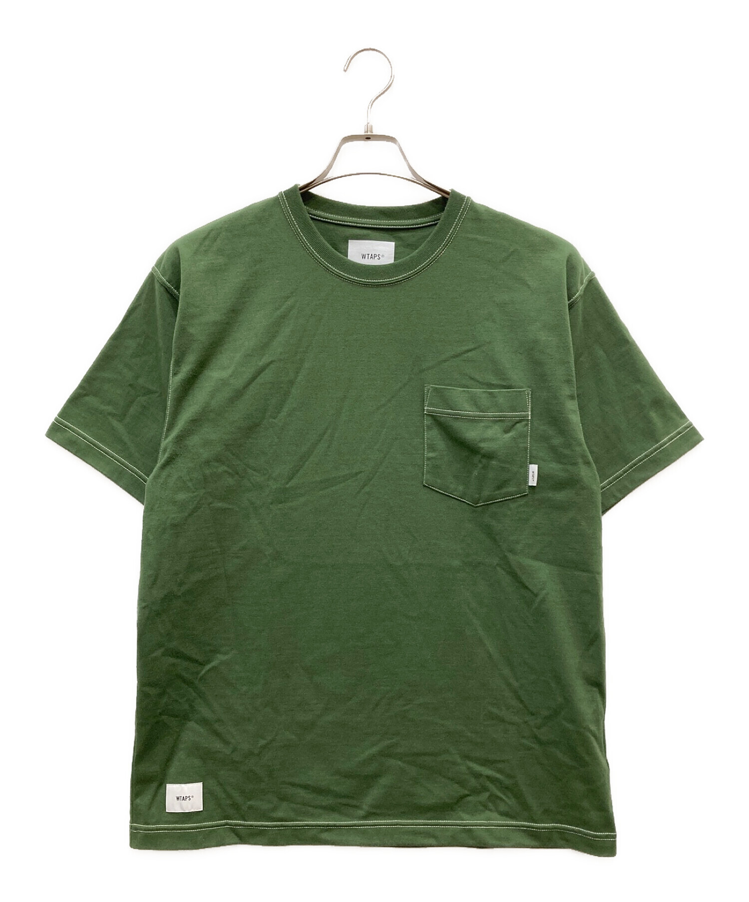 WTAPS ダブルタップス BLANK S/S カットソー S 灰 ポケTシャツ /｜半袖 