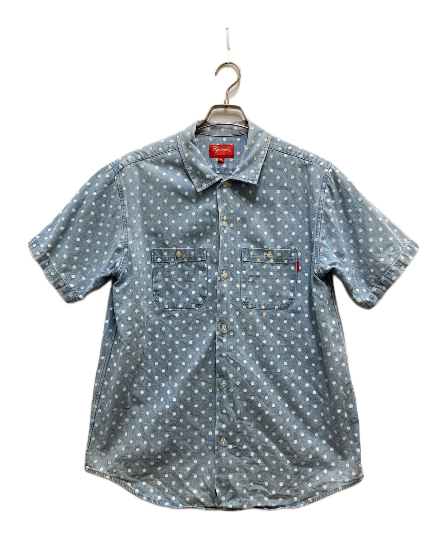 中古・古着通販】SUPREME (シュプリーム) 18SS Polka Dot Denim Shirt 
