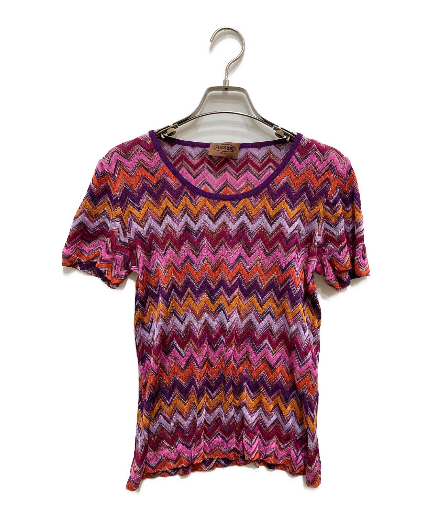 中古・古着通販】missoni (ミッソーニ) ストール付ジグザグデザイン 