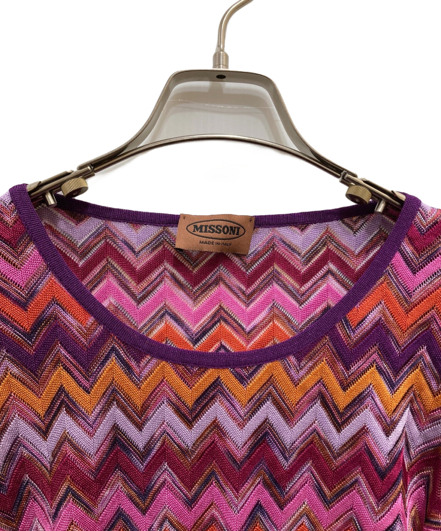 中古・古着通販】missoni (ミッソーニ) ストール付ジグザグデザイン 