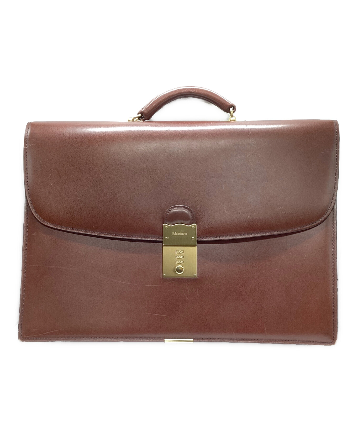 schlesinger シュレジンジャー レザー ブリーフケースビジネス