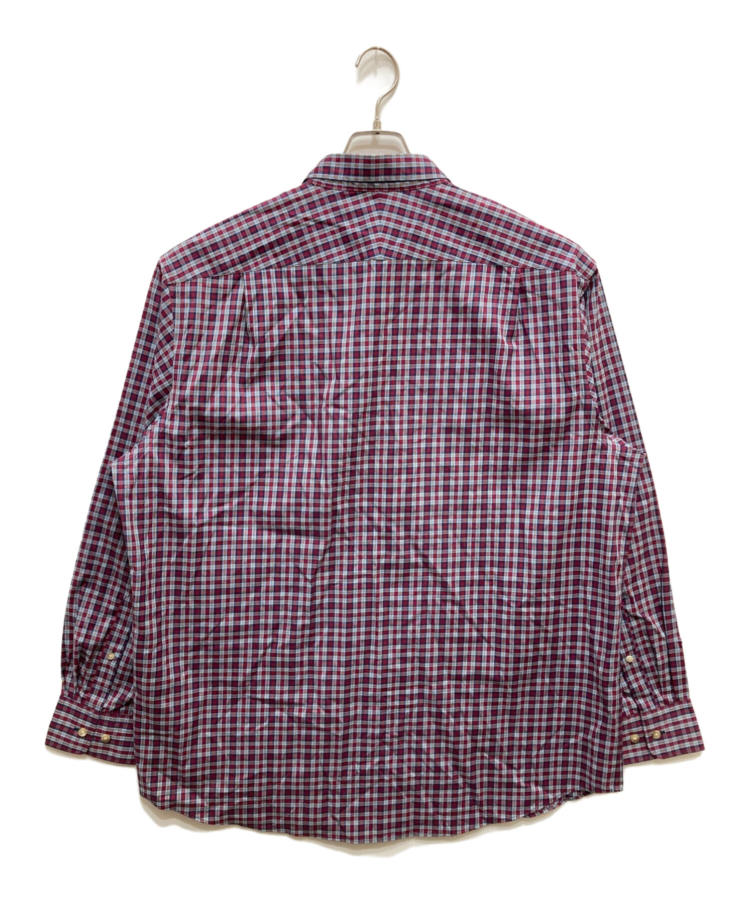 中古・古着通販】RALPH LAUREN (ラルフローレン) ボタンチェックダウン 