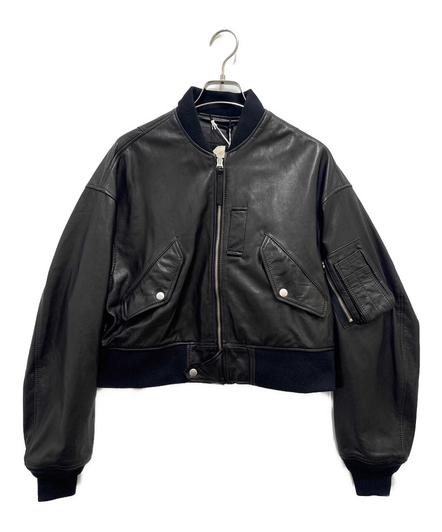 Sisii レザーライダース　S sisiiレザーライダースブラック