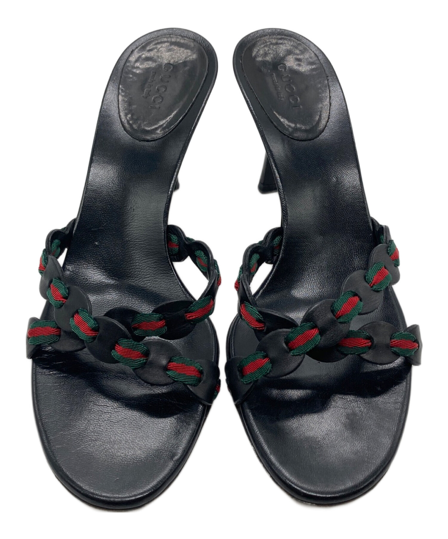 GUCCI グッチシェリーラインサンダルストラップサンダル