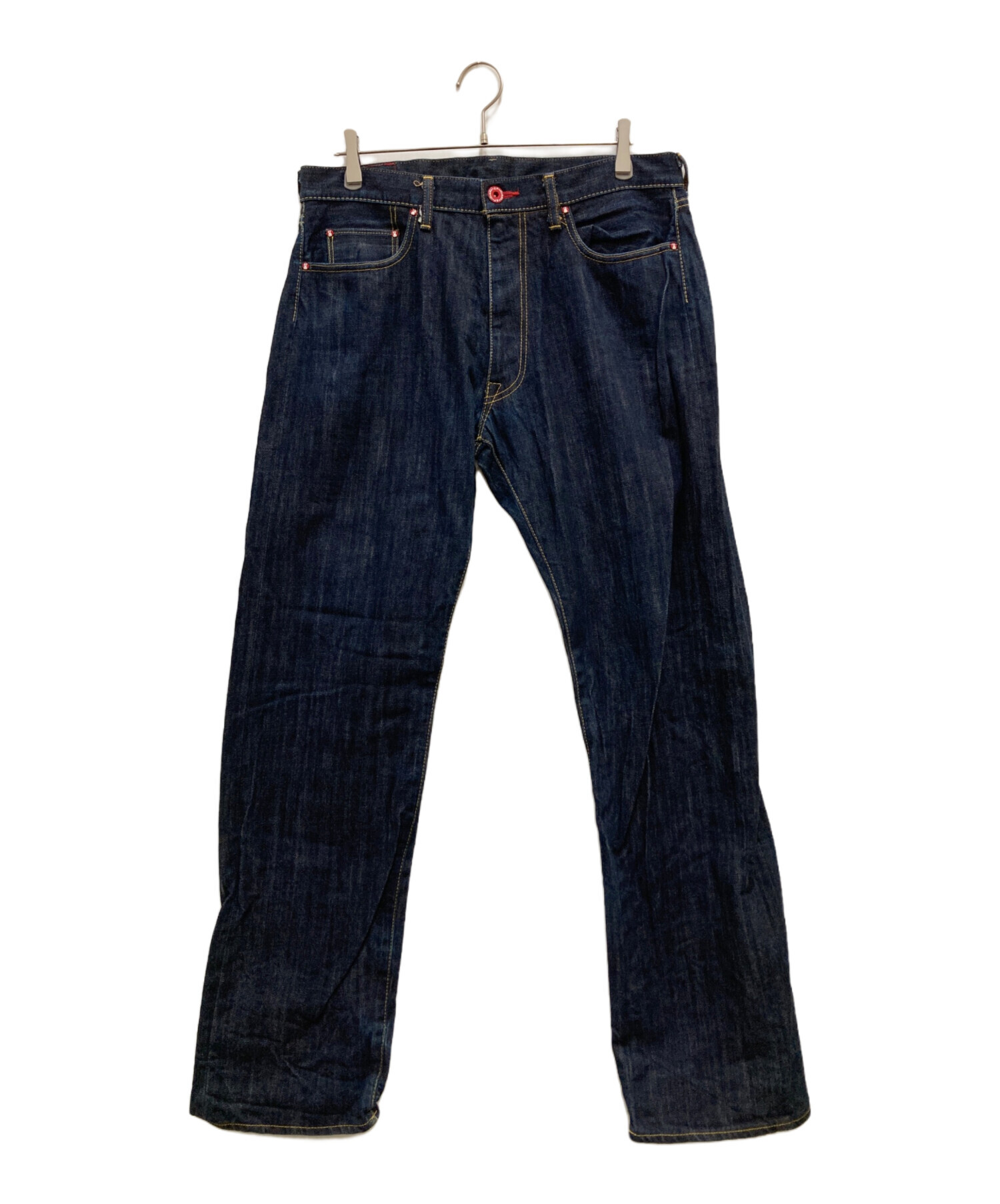 中古・古着通販】CUNE (キューン) 2段うさぎペイントデニムパンツ 