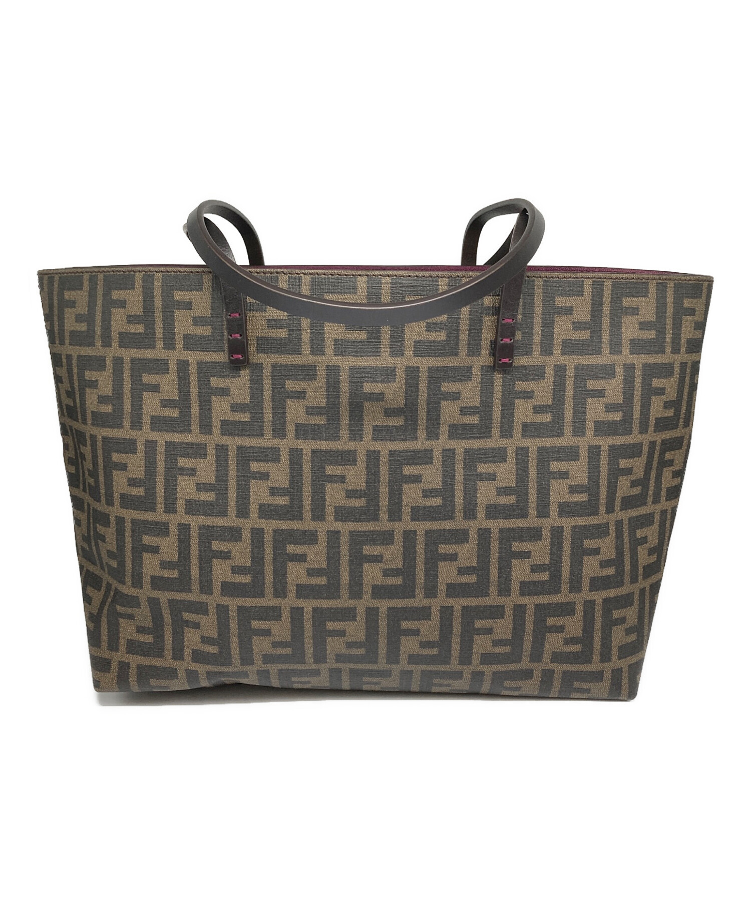 中古・古着通販】FENDI (フェンディ) ズッカ トートバッグ ブラウン 