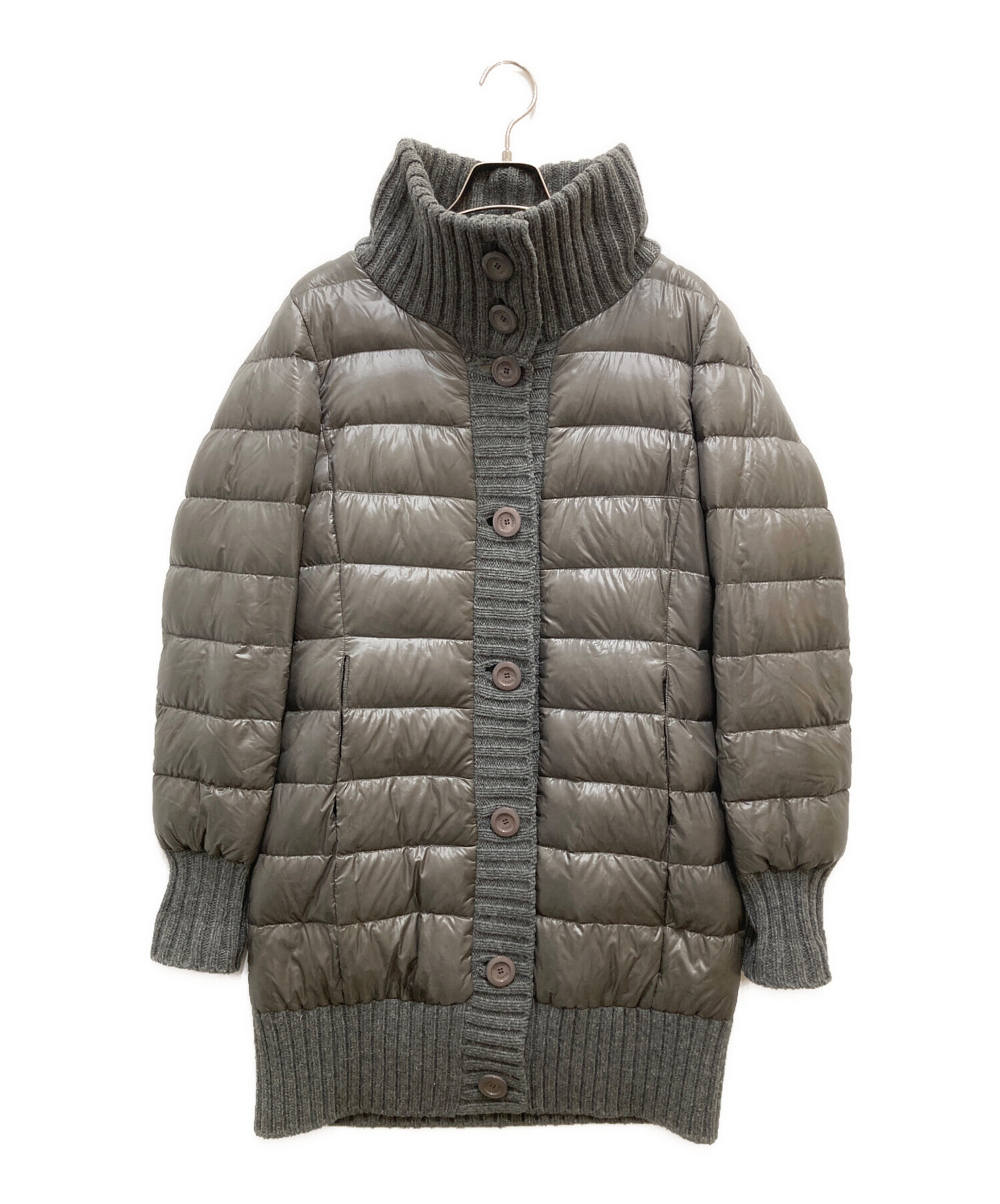 中古・古着通販】HERNO (ヘルノ) ダウンコート グレー サイズ:44 