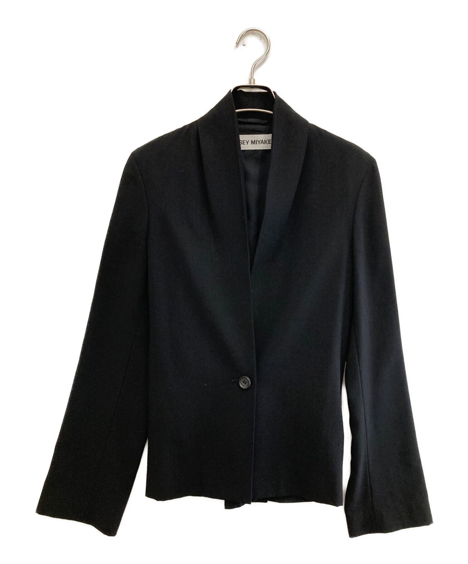 ISSEY MIYAKE (イッセイミヤケ) 変形テーラードジャケット ブラック サイズ:２