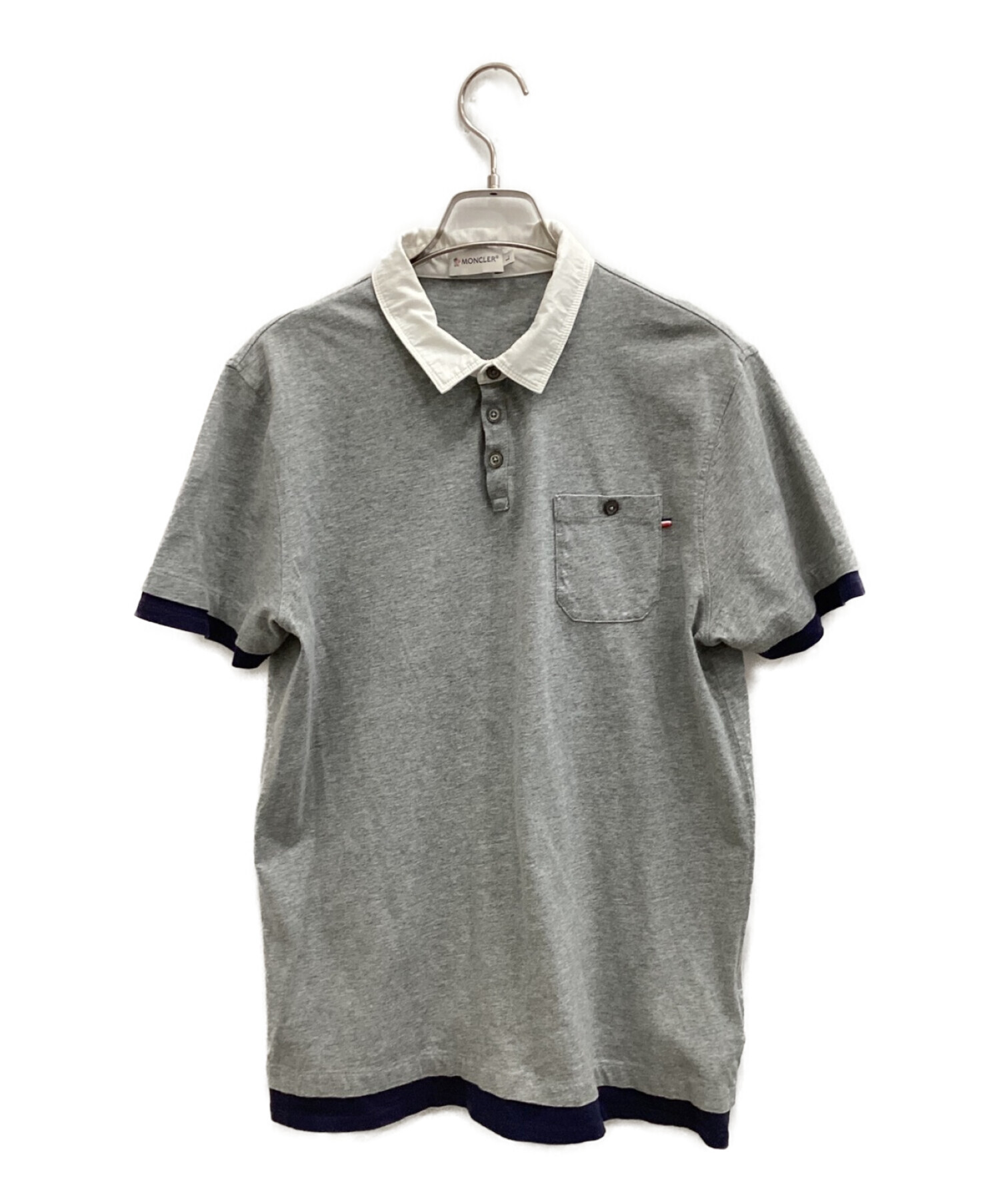 MONCLER (モンクレール) ポロシャツ グレー サイズ:L