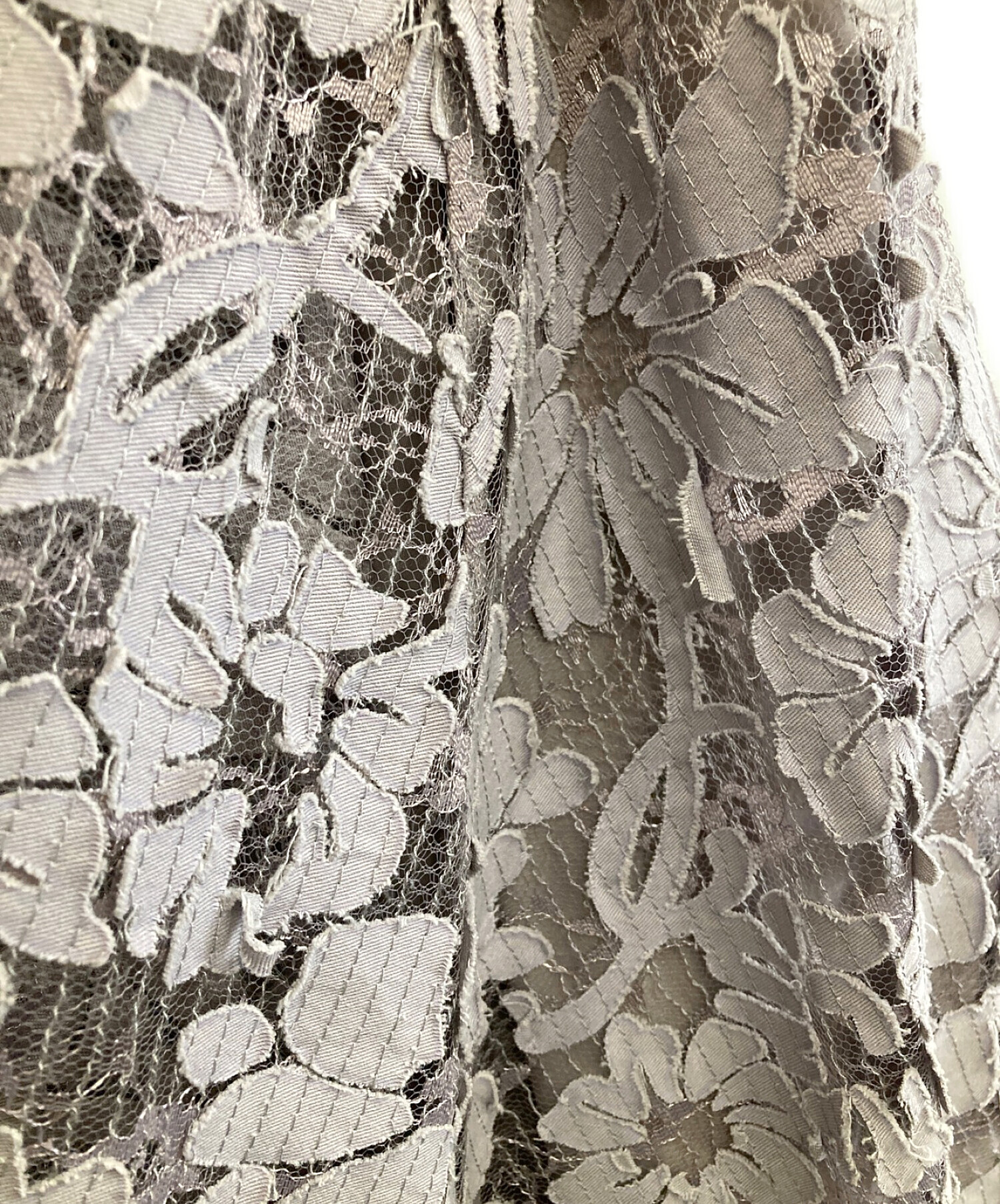 ameri vintage lace skirt ラベンダー