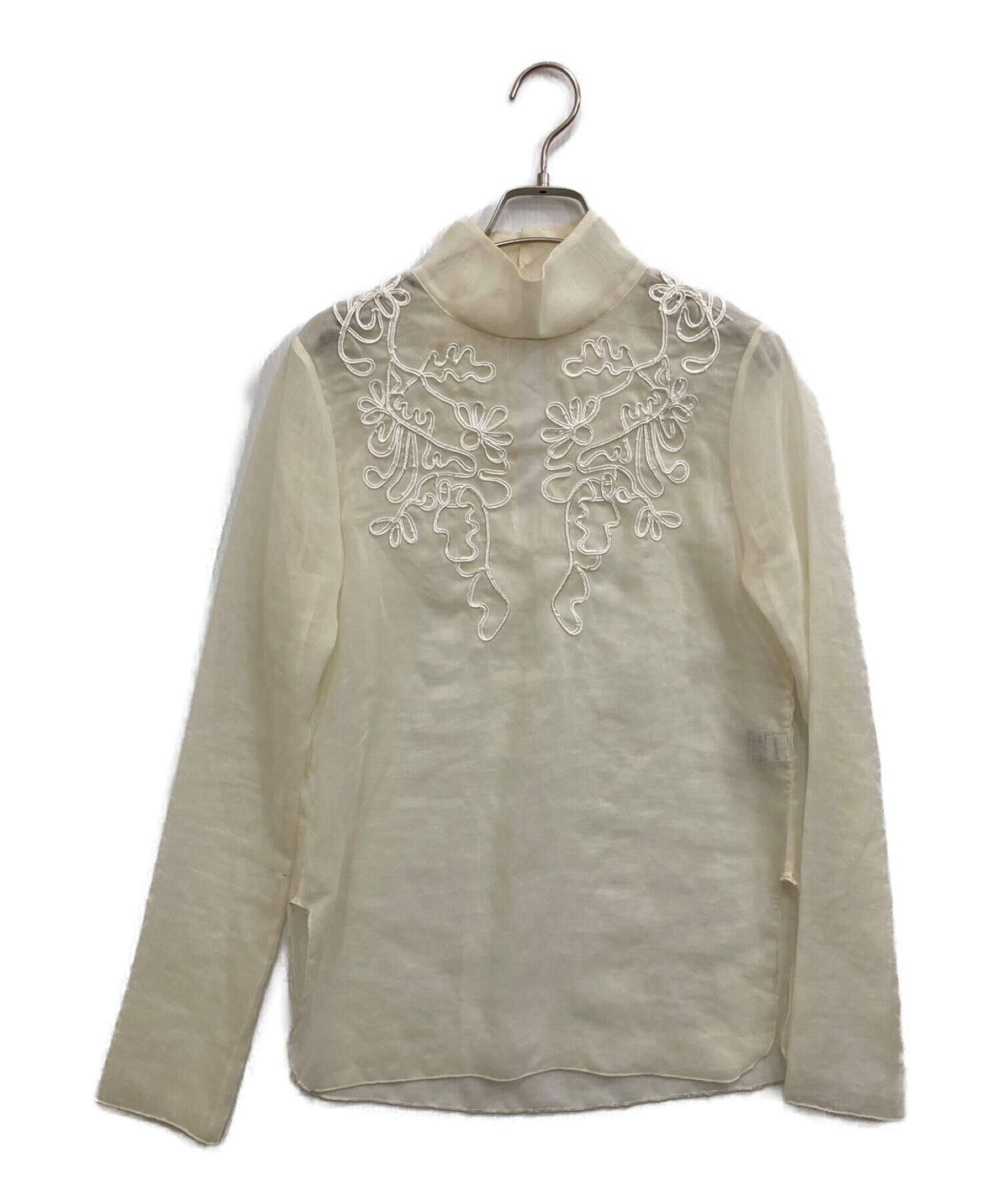 TODAYFUL【未使用に近い】Sheer Embroidery Blouse todayful Sheer Embroidery Blouse