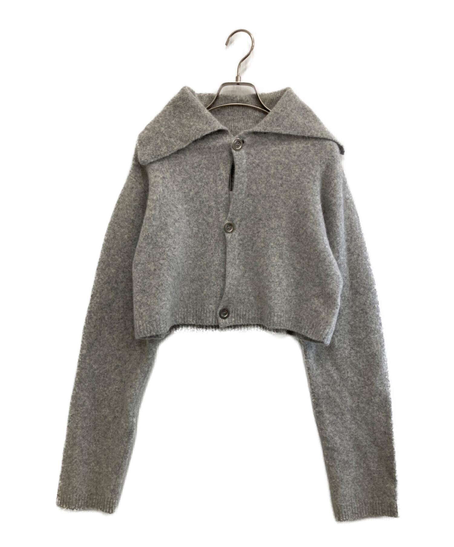 中古・古着通販】NKNIT (ンニット) fox mix sailor collar cardigan 