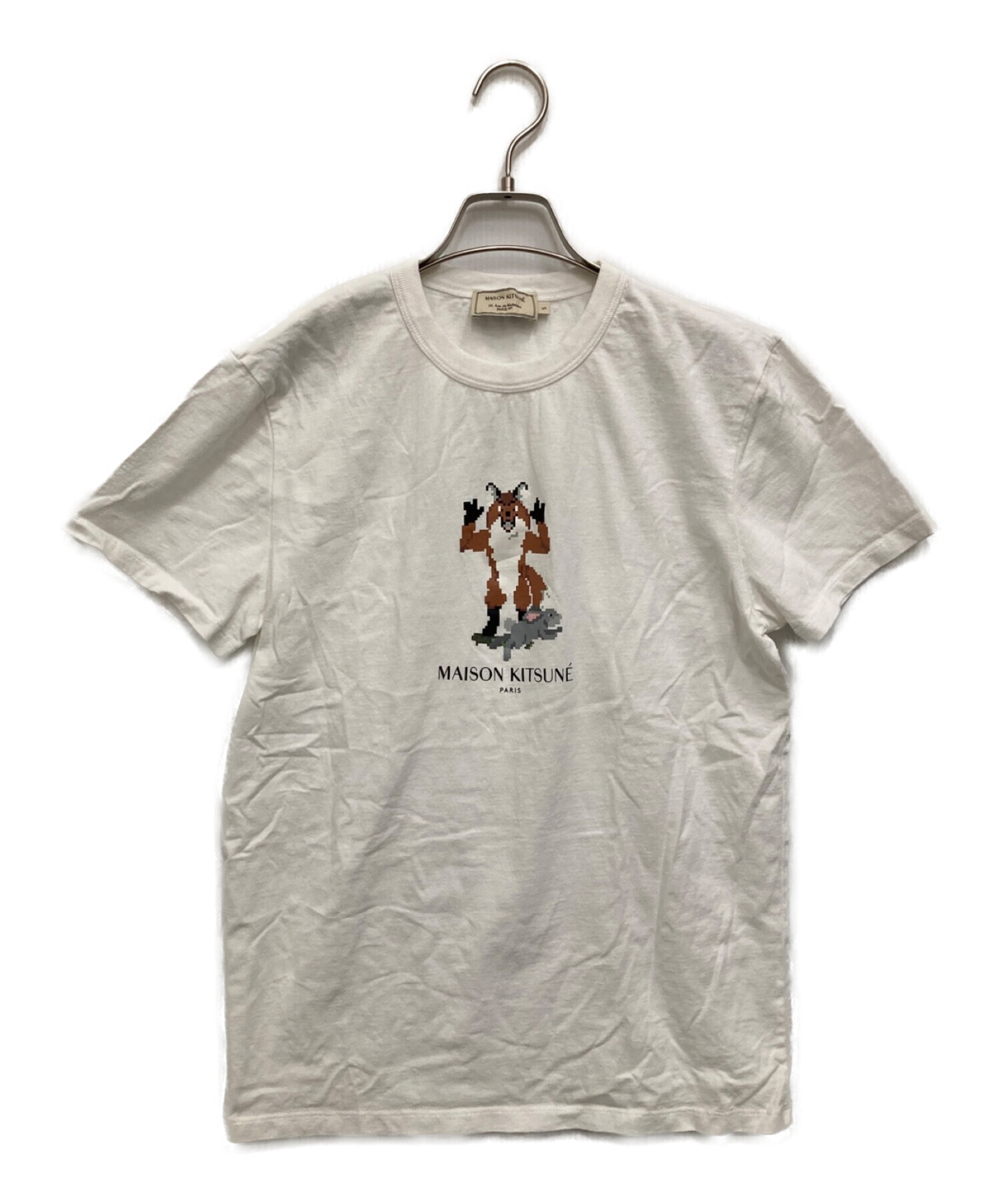 中古・古着通販】maison kitsune (メゾンキツネ) プリントTシャツ 