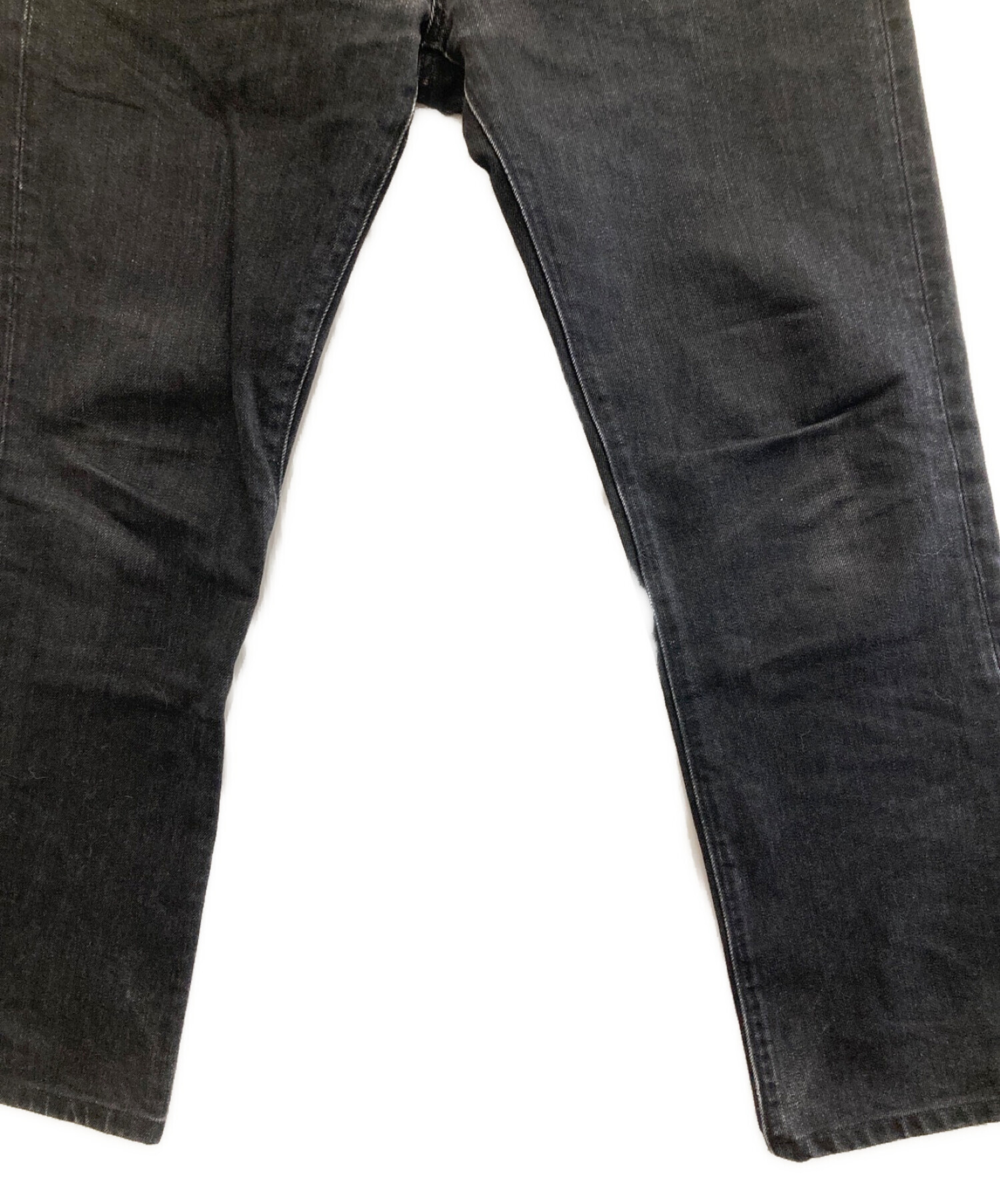 中古・古着通販】CIOTA (シオタ) フレアデニム ブラック サイズ:32 ciota デニム フレア size30