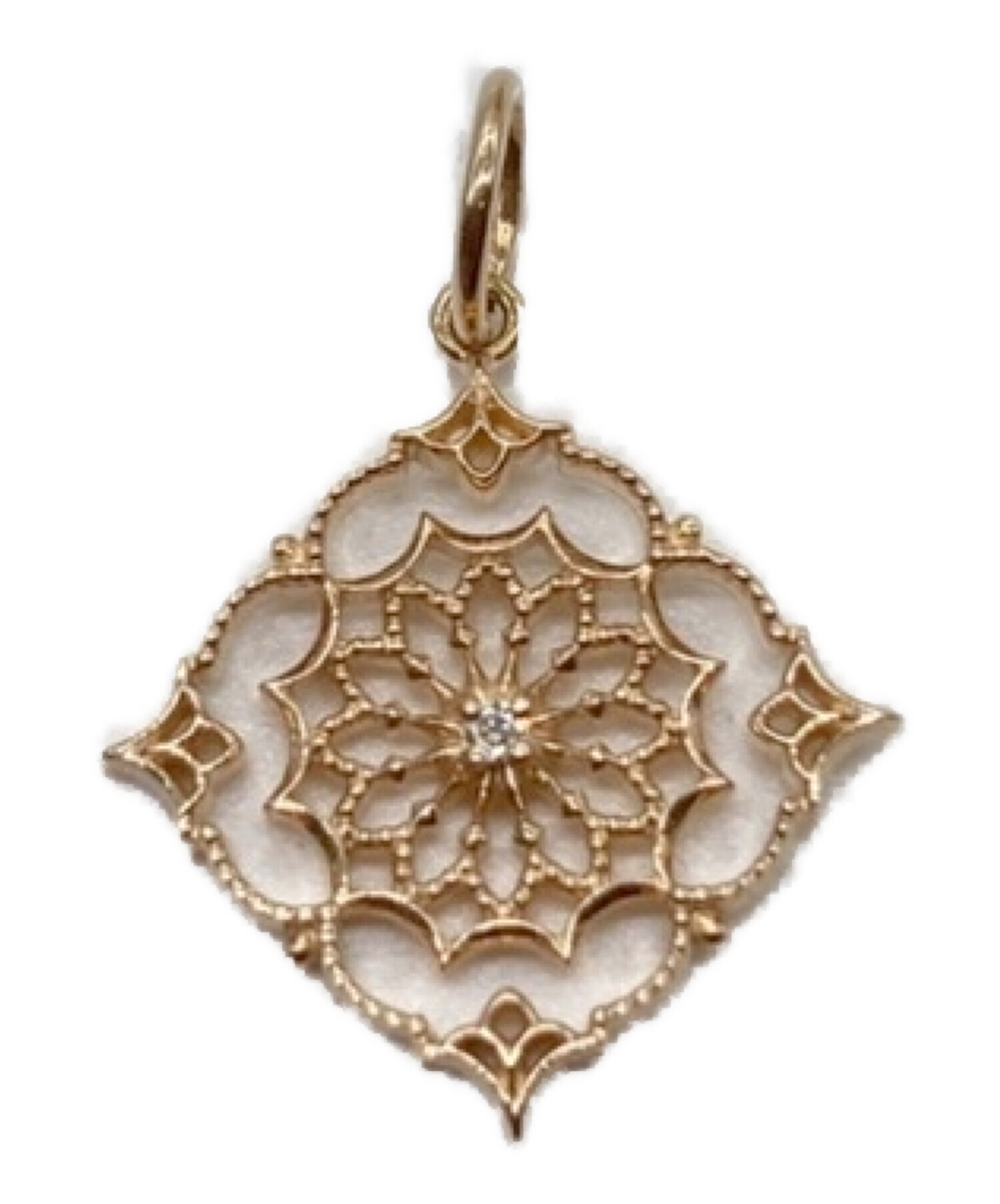 agete】チャーム 中古・古着通販】agete (アガット) K10ダイヤモンド