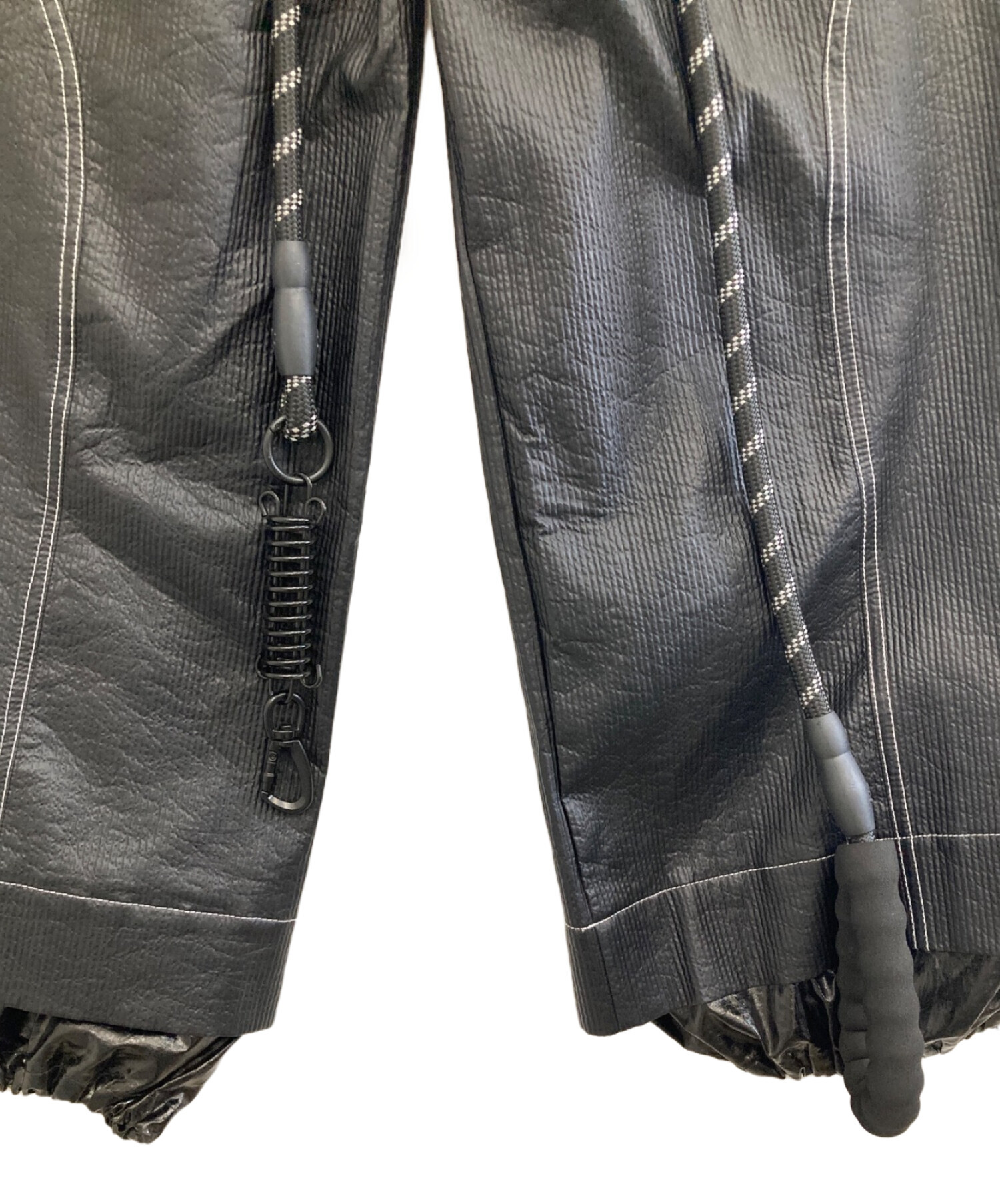 最終値下げ NUTEMPEROR WIDE PU LEATHER PANTS