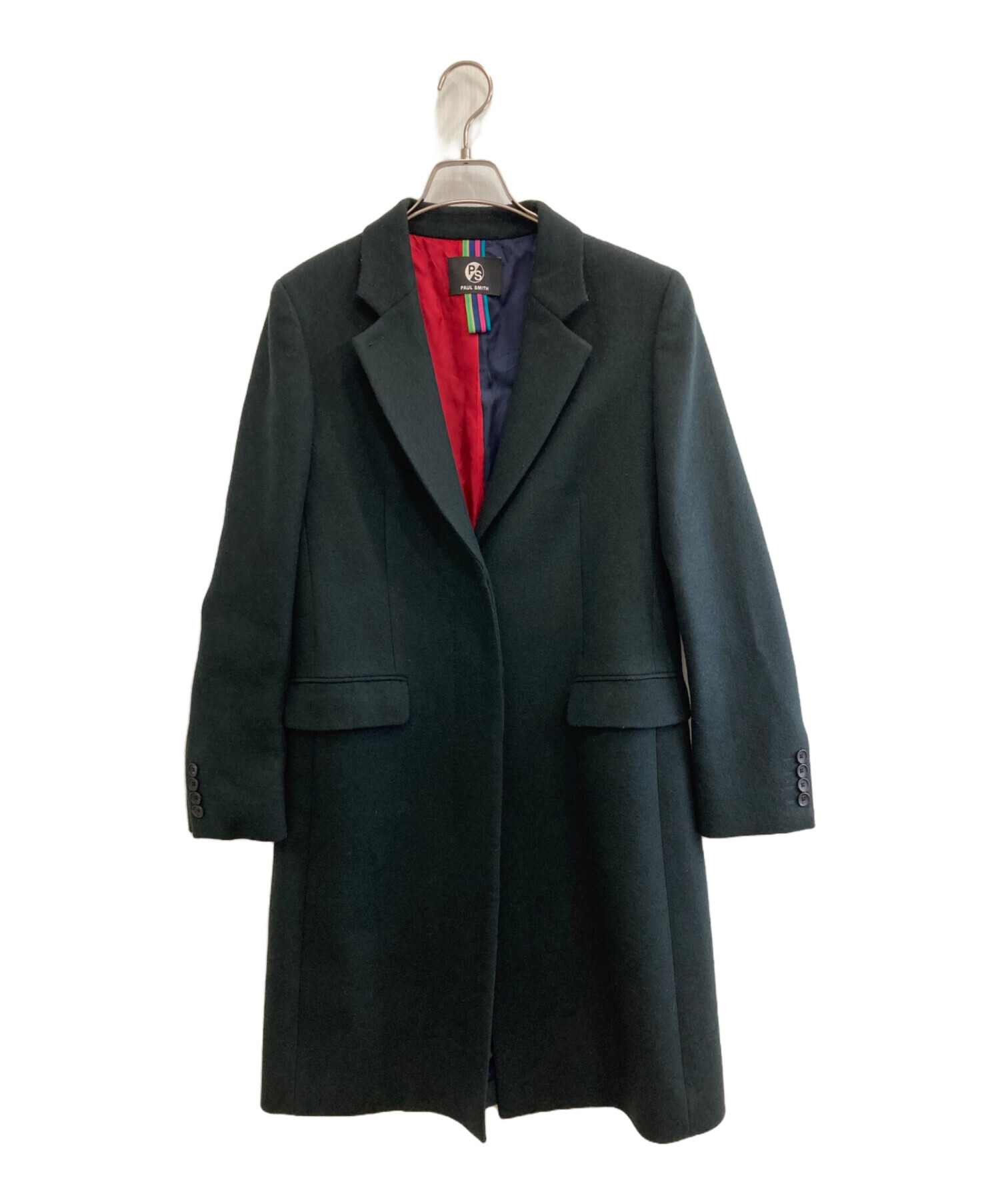 Paul Smith 黒 レザーロングコート ポールスミス 極美品!ポール Paul Smith 黒 レザーロングコート ポールスミス 極美品!ポール