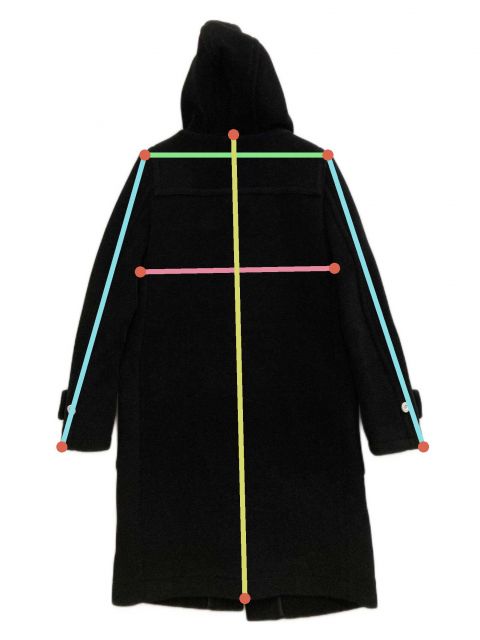 HYKE ダッフルコート サイズ2 HYKE ハイク ダッフルコート サイズ2